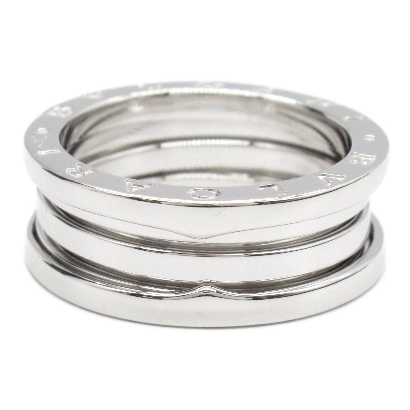 Bvlgari Bvlgari B Zero One Ring 3Belt K18Wg (White Gold) Silver Size ONE SIZE - 3 Thumbnail