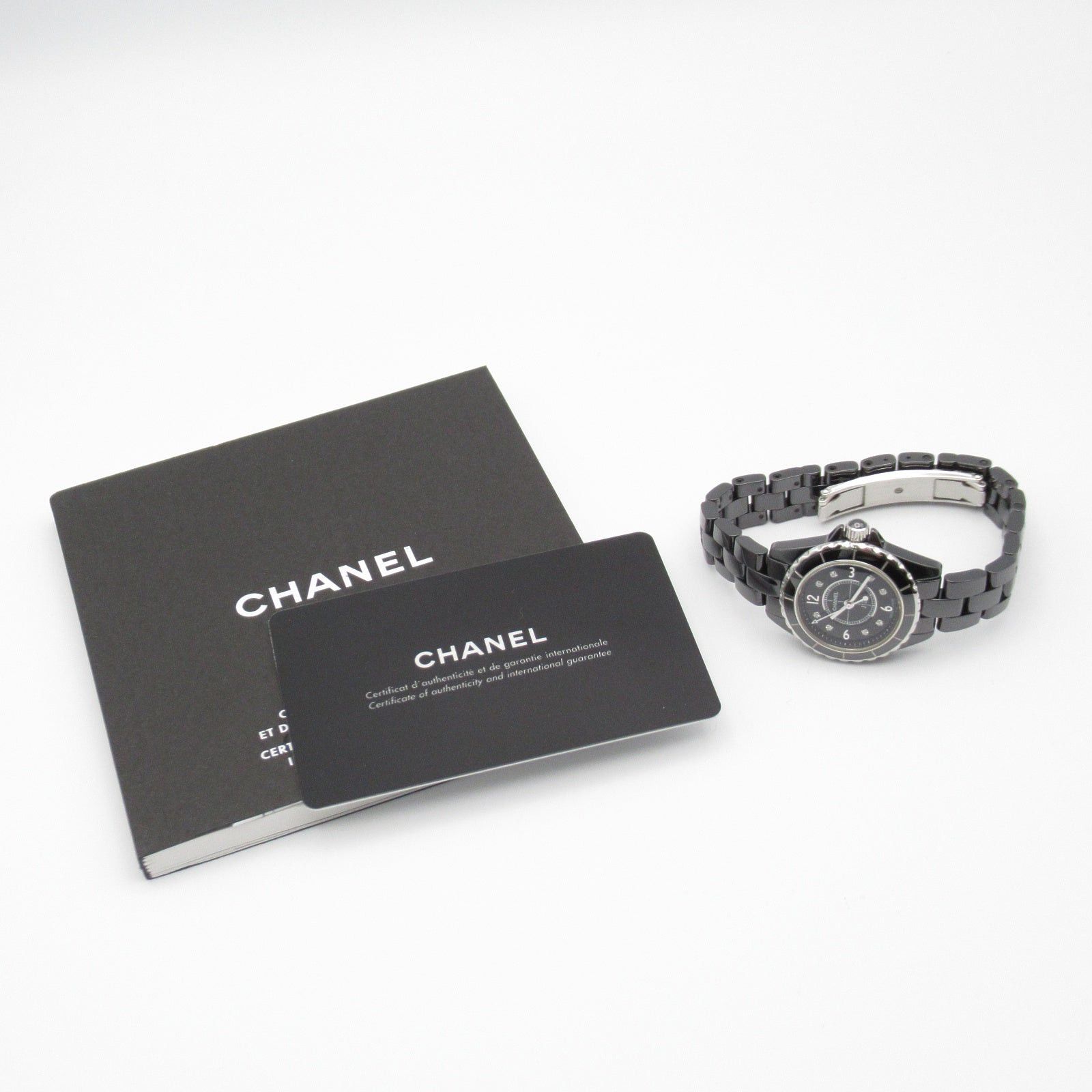 Chanel Chanel J12 8P Diamond Women Watch Quartz Ceramic Black Size ONE SIZE - 11 Thumbnail