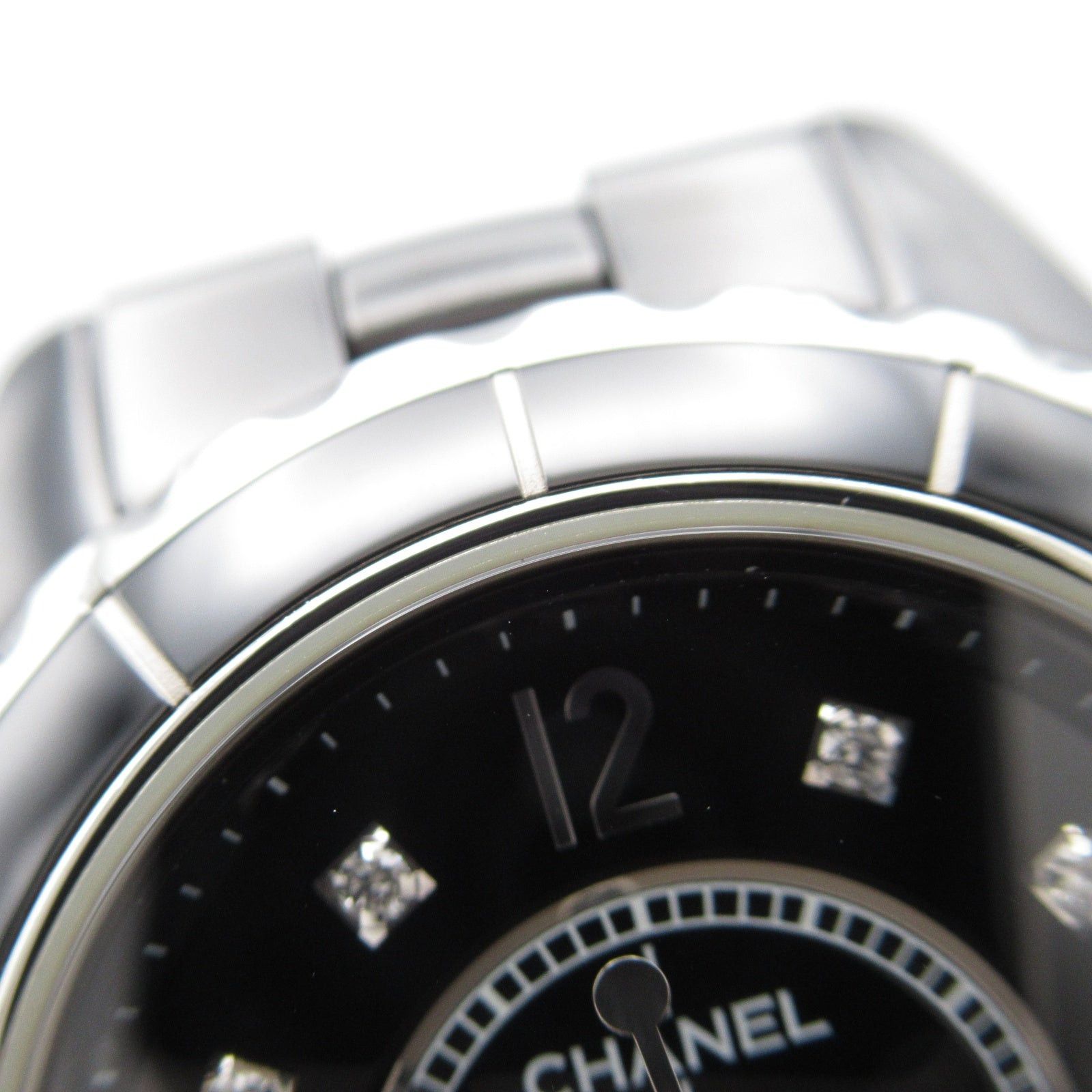 Chanel Chanel J12 8P Diamond Women Watch Quartz Ceramic Black Size ONE SIZE - 13 Thumbnail