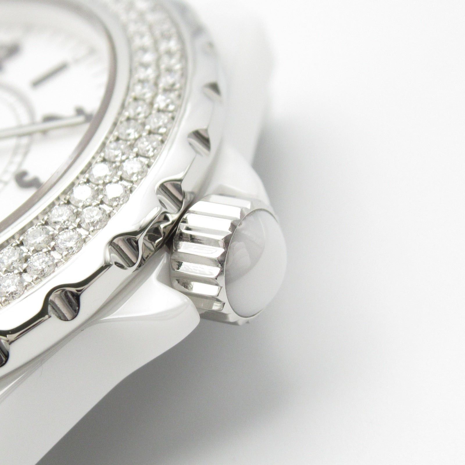 Chanel Chanel J12 Bezel Diamond Mens Watch Automatic Winding Ceramic White Size ONE SIZE - 7 Thumbnail
