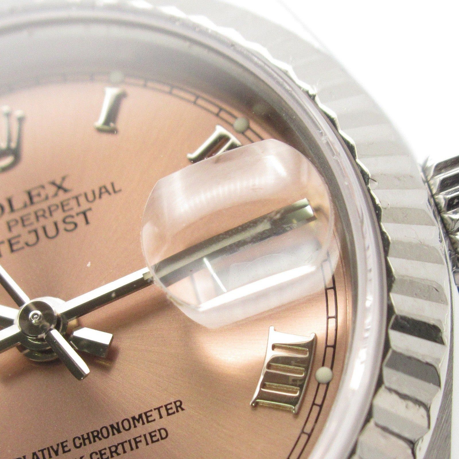 Rolex Rolex Datejust Double Number Women Watch Automatic Winding K18Wg (White Gold) Stainless Steel Pink Ro Size ONE SIZE - 9 Thumbnail