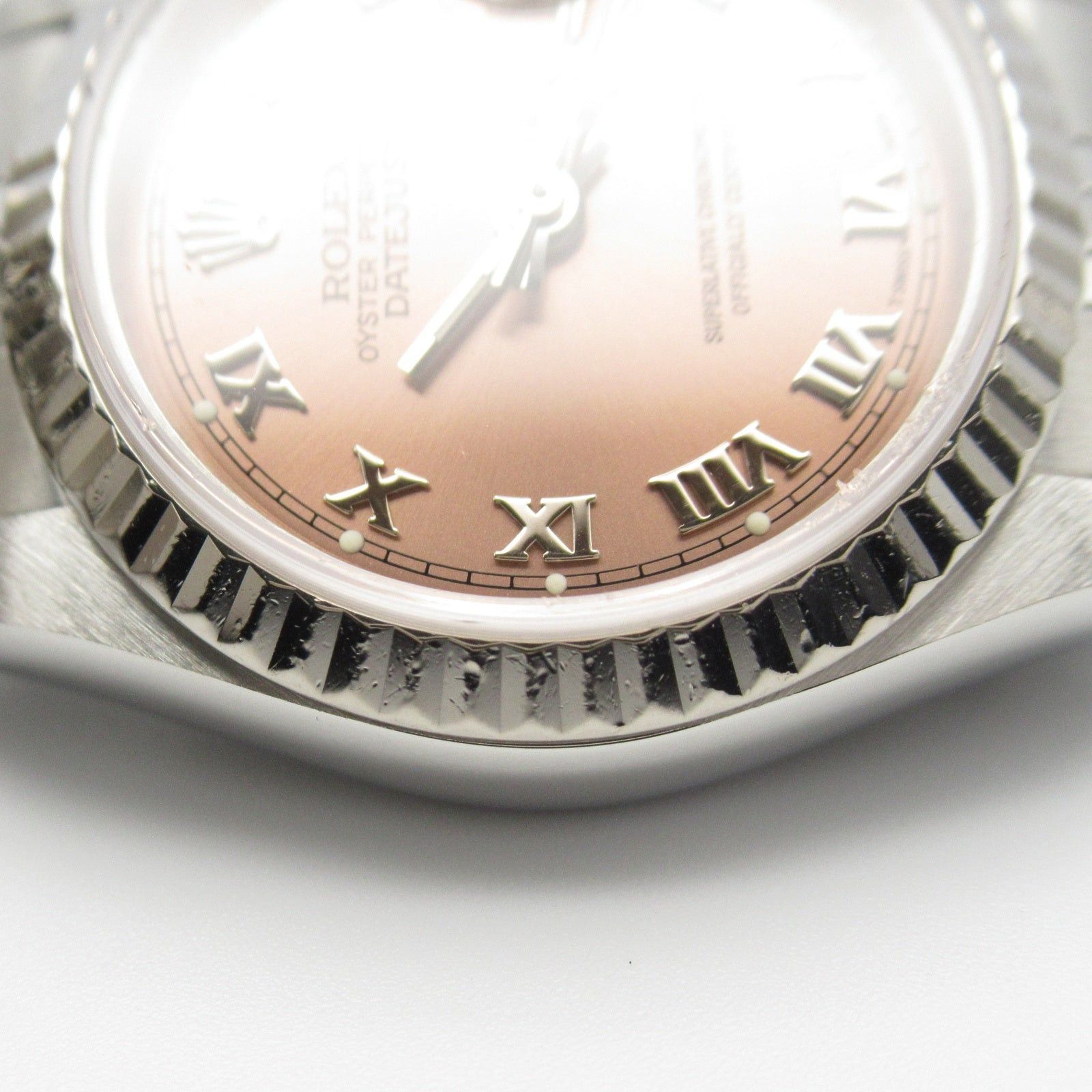 Rolex Rolex Datejust Double Number Women Watch Automatic Winding K18Wg (White Gold) Stainless Steel Pink Ro Size ONE SIZE - 12 Thumbnail