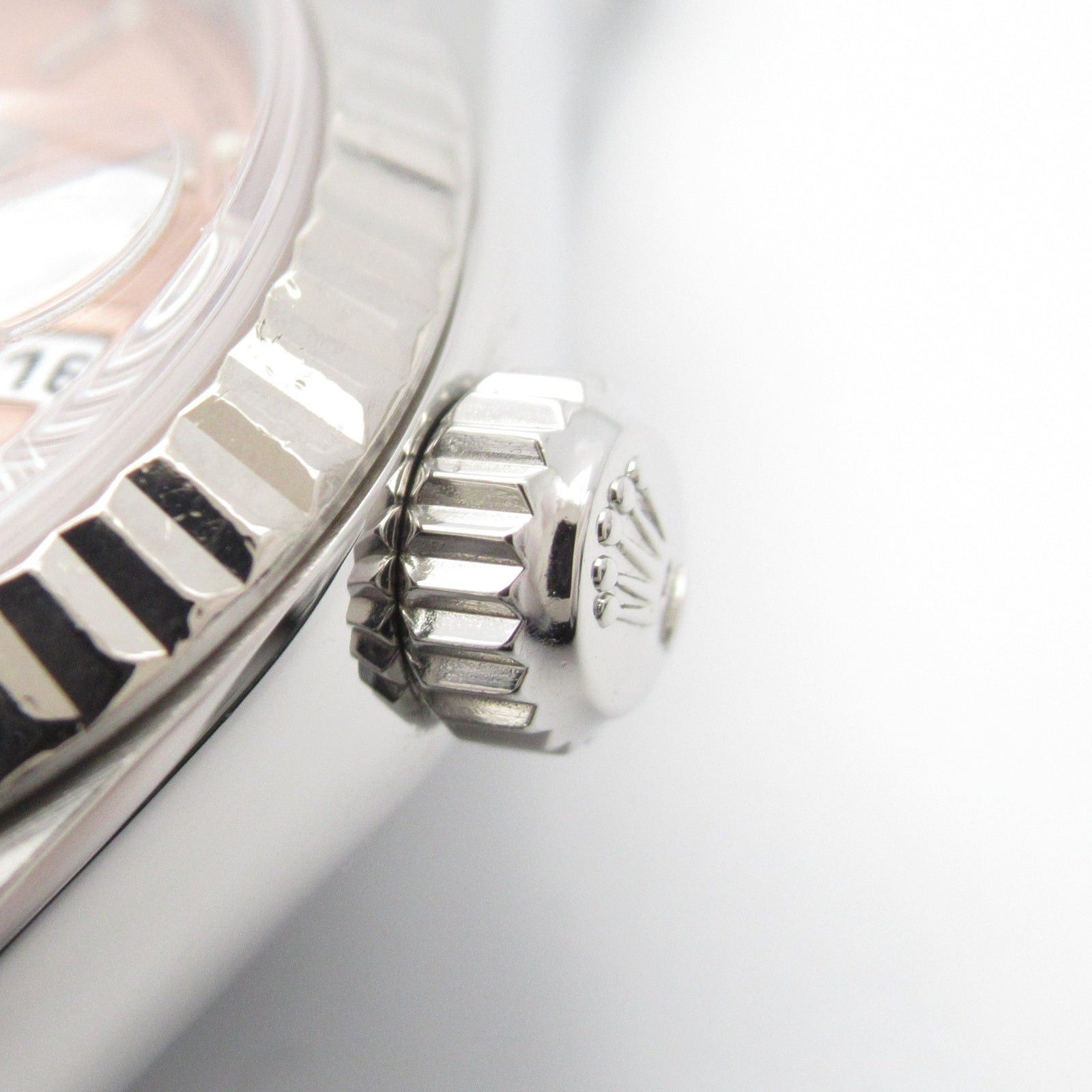 Rolex Rolex Datejust Double Number Women Watch Automatic Winding K18Wg (White Gold) Stainless Steel Pink Ro Size ONE SIZE - 6 Thumbnail