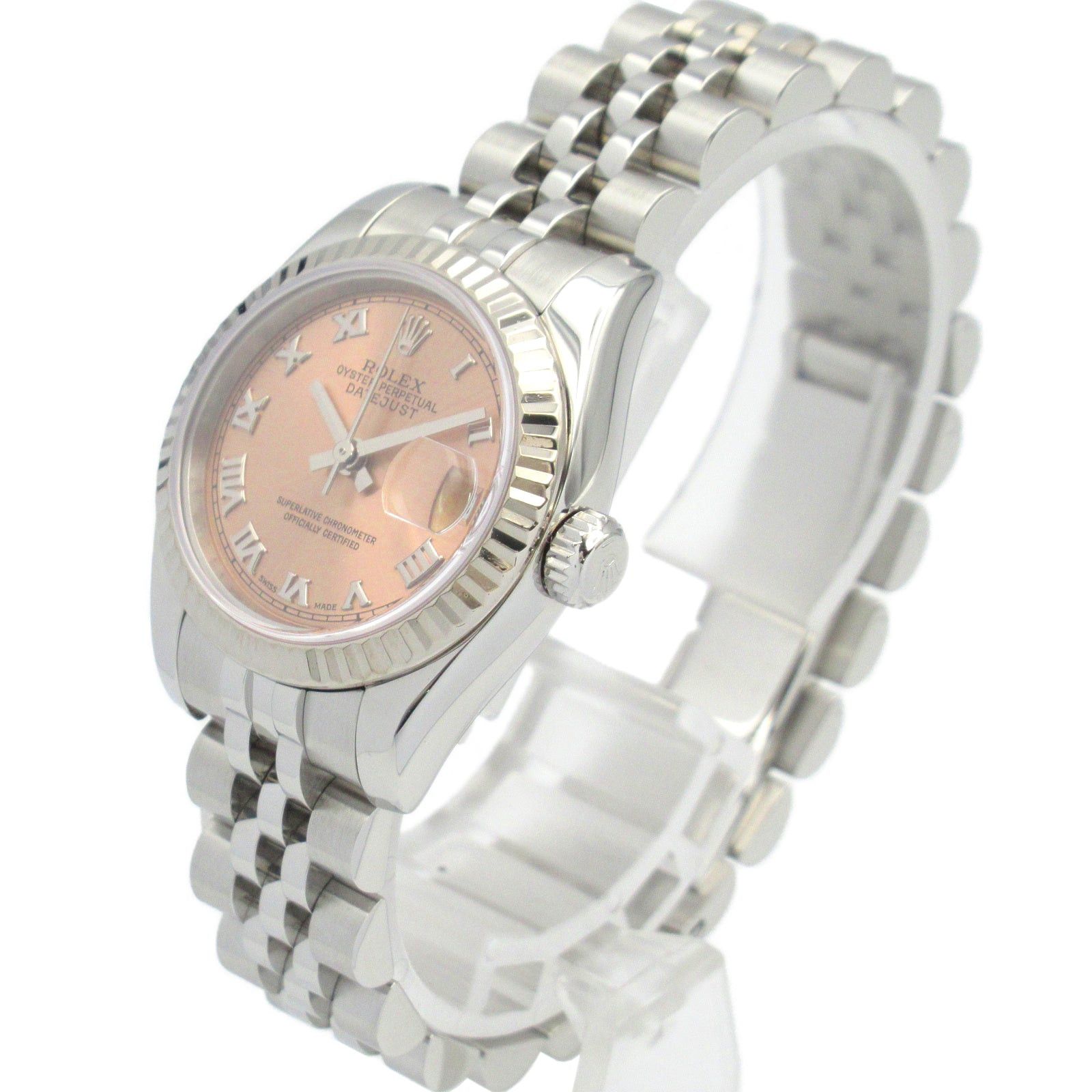 Rolex Rolex Datejust D Women Watch Automatic Winding K18Wg (White Gold) Stainless Steel Pink Ro Size ONE SIZE - 2 Thumbnail