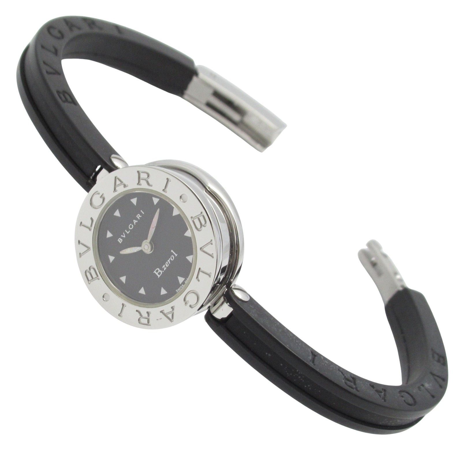 Bvlgari Bvlgari Women Watch Quartz Stainless Steel Rubber Belt Black Size ONE SIZE - 4 Thumbnail