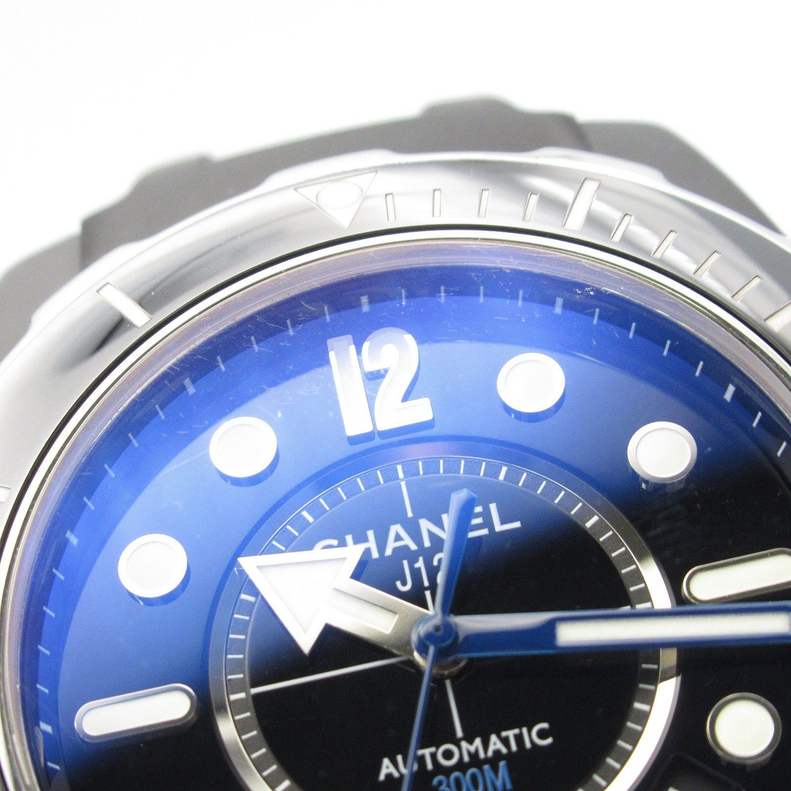 Chanel Chanel J12 Marine Mens Watch Automatic Winding Ceramic Rubber Belt Black Size ONE SIZE - 11 Thumbnail