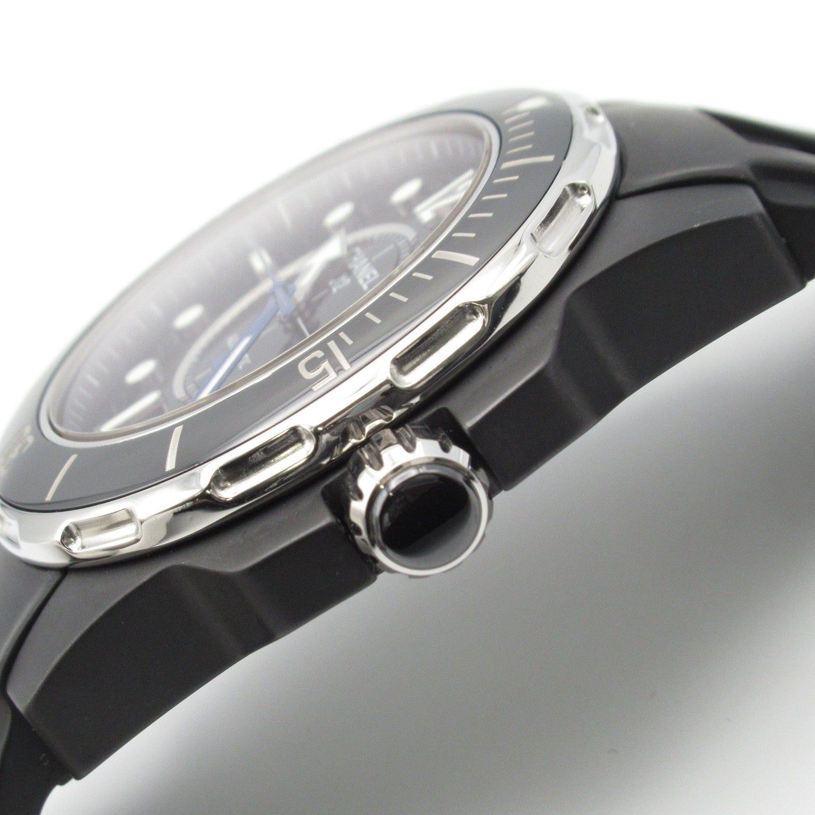 Chanel Chanel J12 Marine Mens Watch Automatic Winding Ceramic Rubber Belt Black Size ONE SIZE - 17 Thumbnail