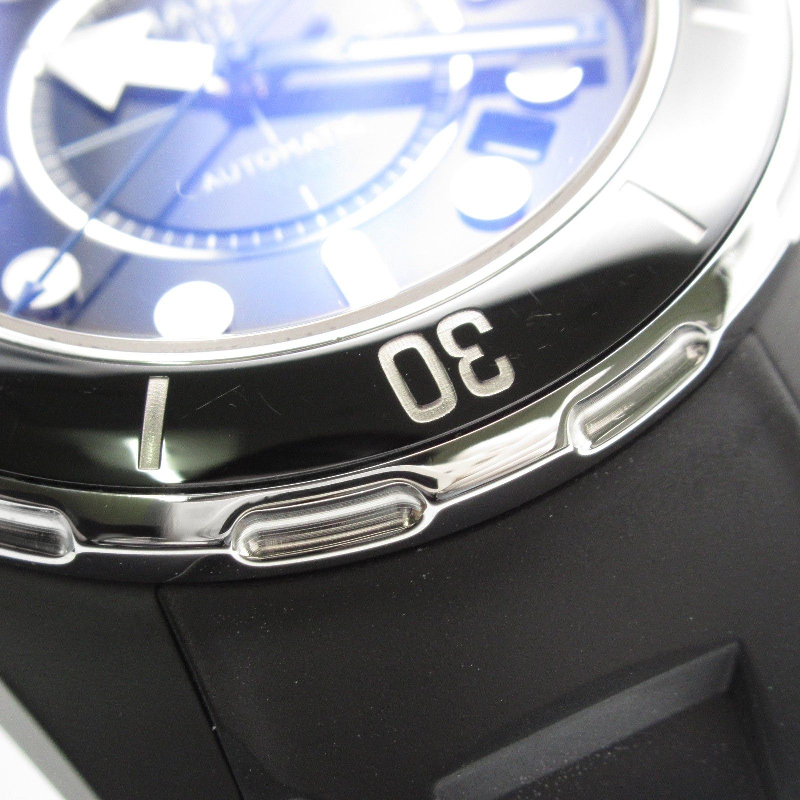 Chanel Chanel J12 Marine Mens Watch Automatic Winding Ceramic Rubber Belt Black Size ONE SIZE - 15 Thumbnail