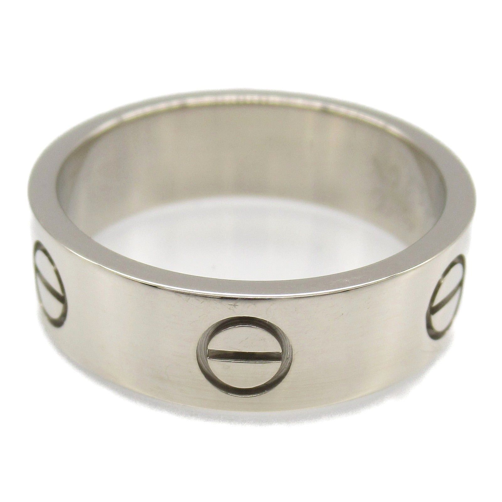 Cartier Cartier Love Ring K18Wg (White Gold) Silver Size ONE SIZE - 3 Thumbnail
