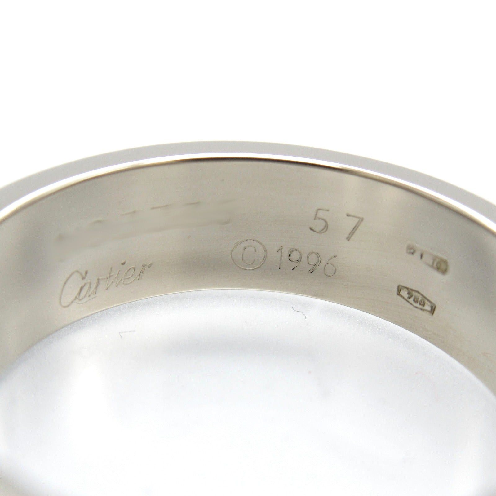 Cartier Cartier Love Ring K18Wg (White Gold) Silver Size ONE SIZE - 4 Thumbnail
