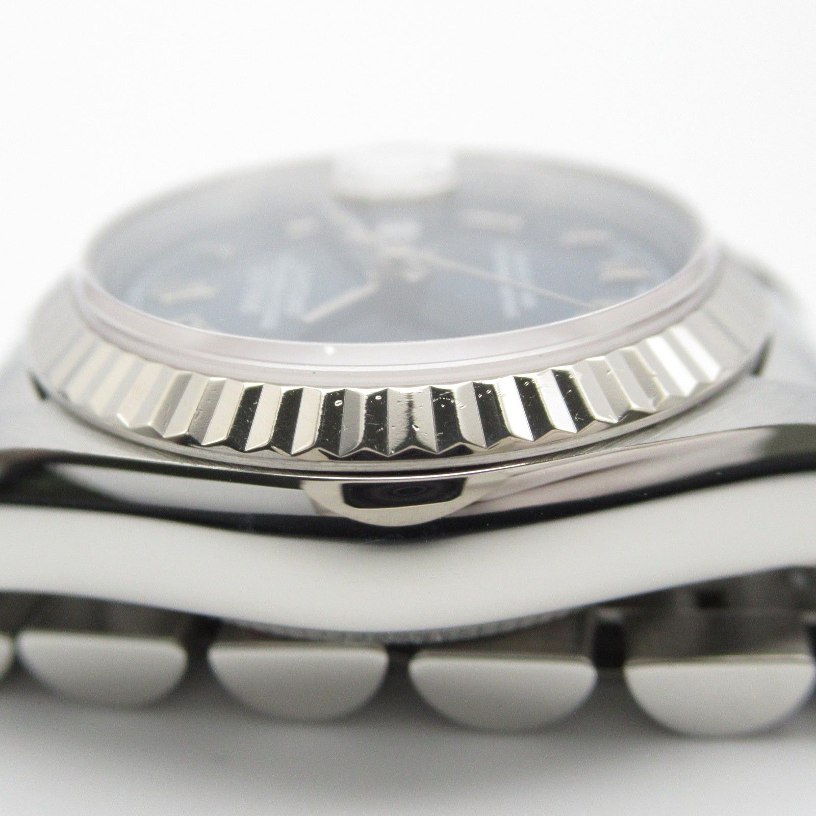 Rolex Rolex Datejust R Number Women Watch Automatic Winding K18Wg (White Gold) Stainless Steel Blue Ro Size ONE SIZE - 11 Thumbnail