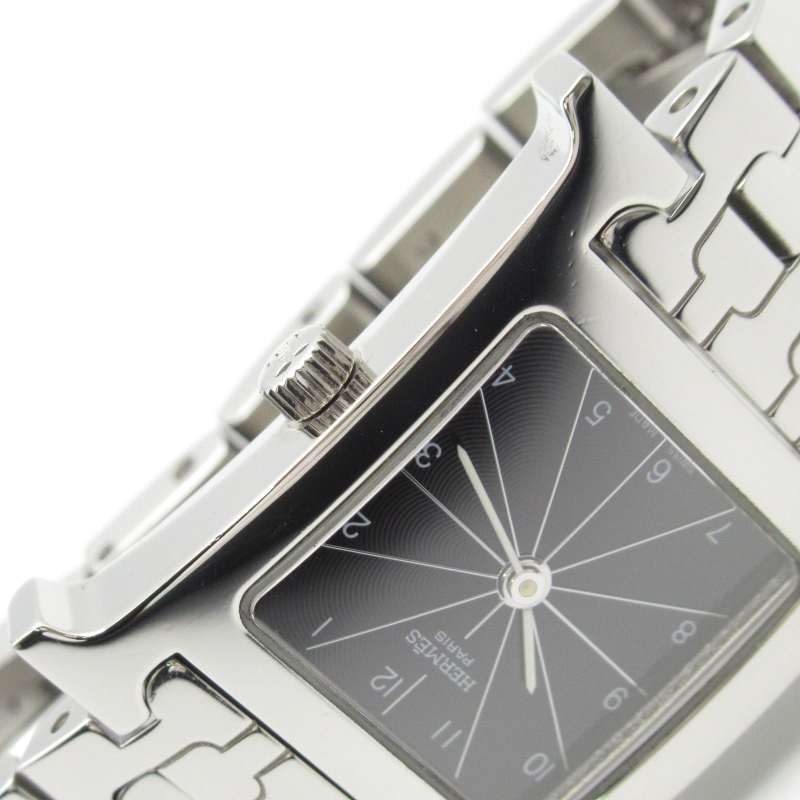 Hermes Hermes H Watch Women Quartz Stainless Steel Black Size ONE SIZE - 10 Thumbnail