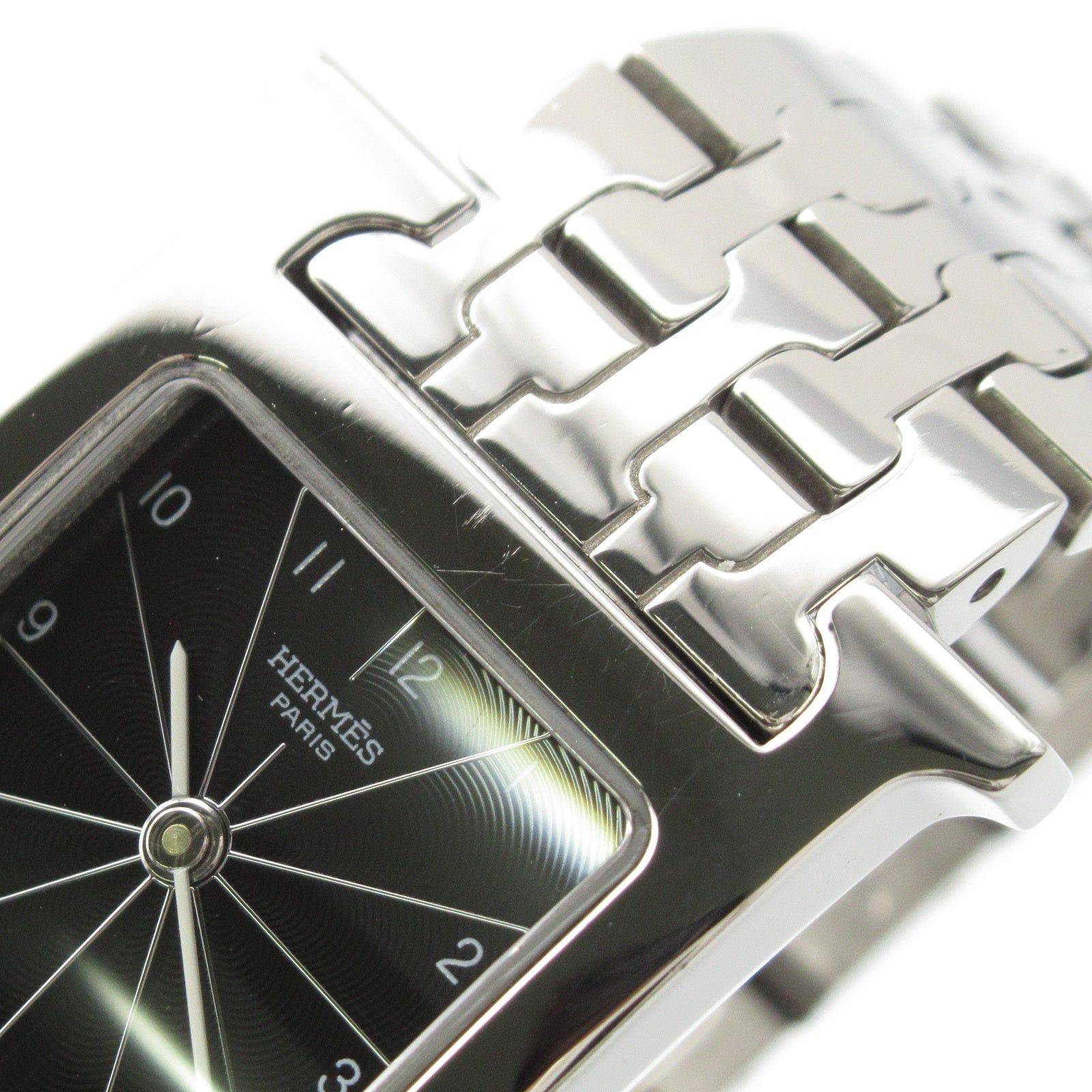 Hermes Hermes H Watch Women Quartz Stainless Steel Black Size ONE SIZE - 13 Thumbnail