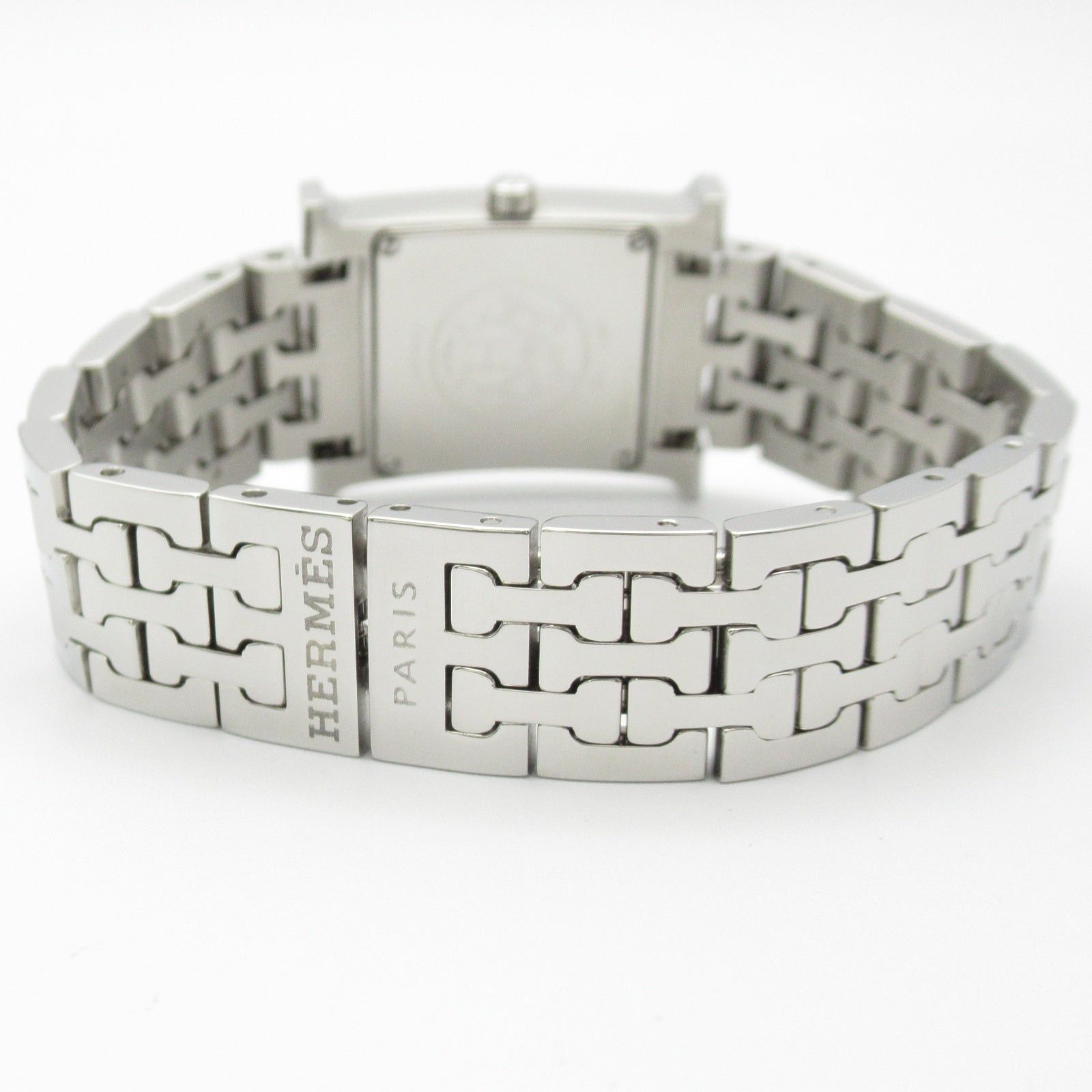 Hermes Hermes H Watch Women Quartz Stainless Steel Black Size ONE SIZE - 4 Thumbnail