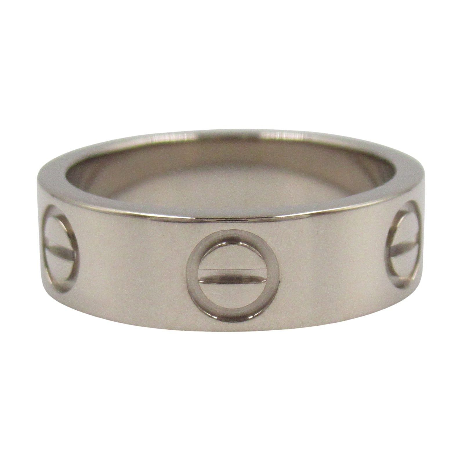 Cartier Cartier Love Ring K18Wg (White Gold) Silver Size ONE SIZE - 2 Thumbnail