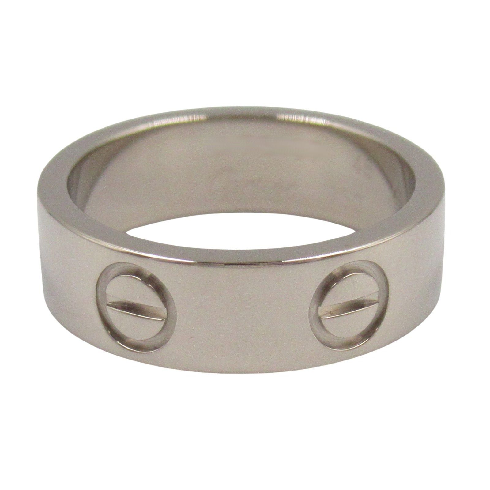 Cartier Cartier Love Ring K18Wg (White Gold) Silver Size ONE SIZE - 3 Thumbnail
