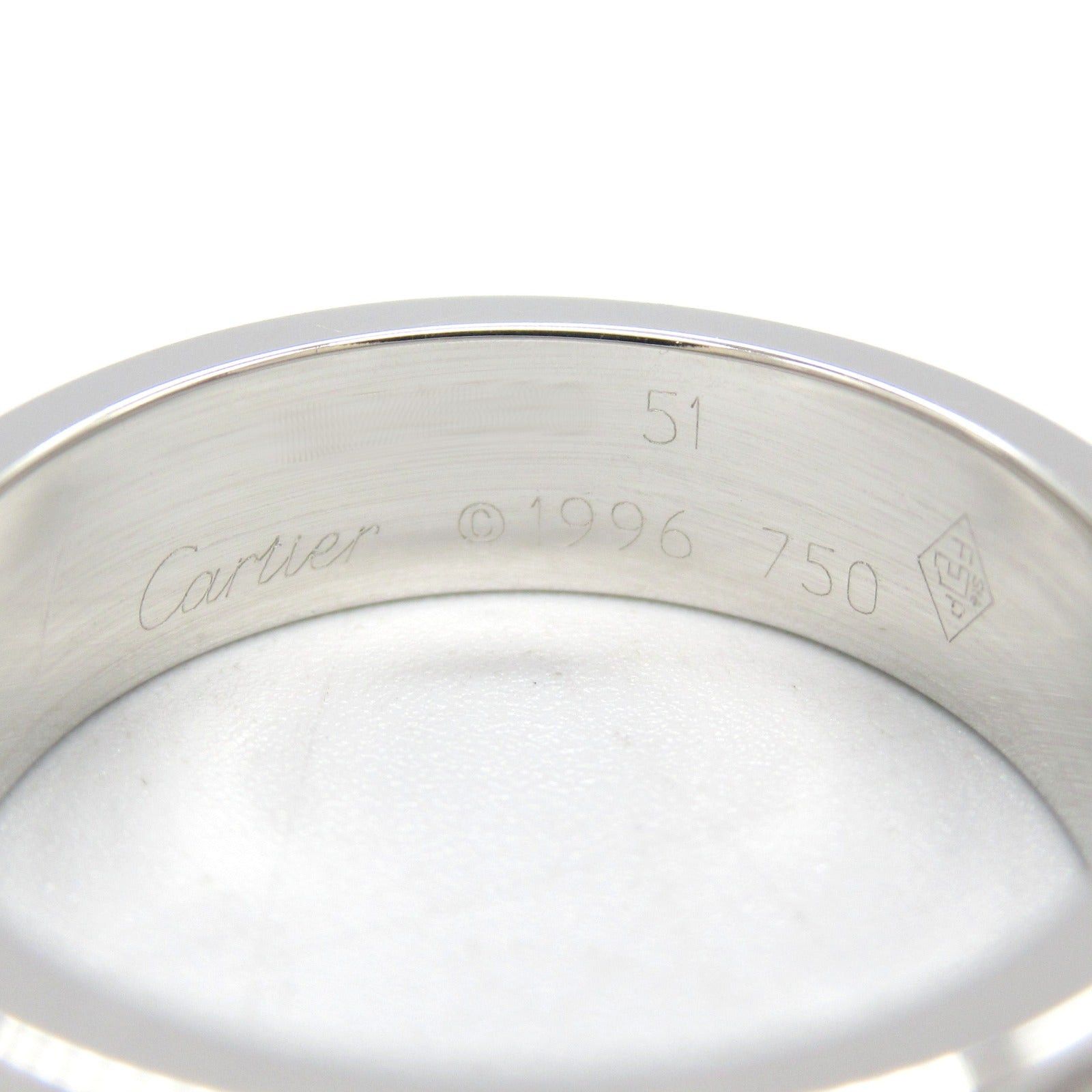 Cartier Cartier Love Ring K18Wg (White Gold) Silver Size ONE SIZE - 4 Thumbnail