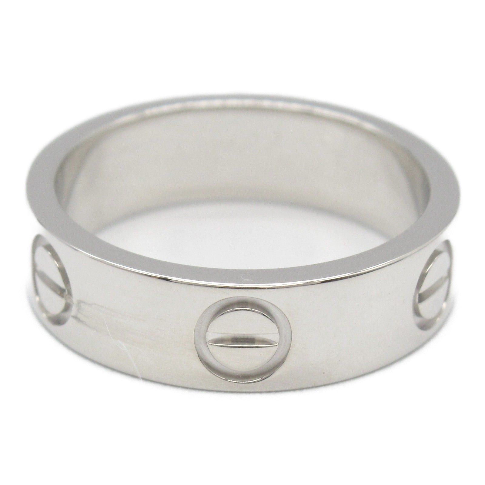 Cartier Cartier Love Ring K18Wg (White Gold) Silver Size ONE SIZE - 3 Thumbnail