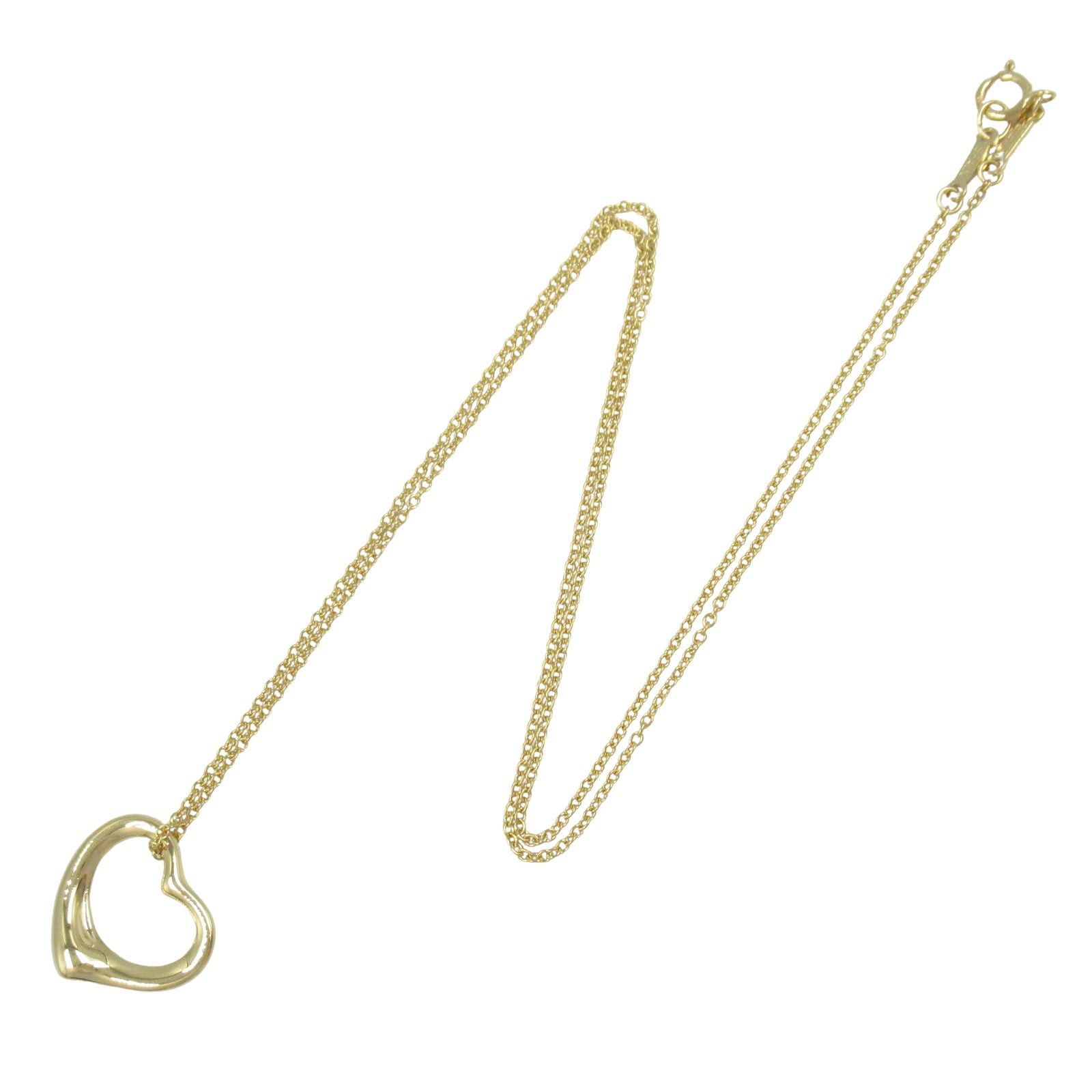 Tiffany & Co. Tiffany Co Open Heart Necklace K18 (Yellow Gold) Gold Size ONE SIZE - 3 Thumbnail