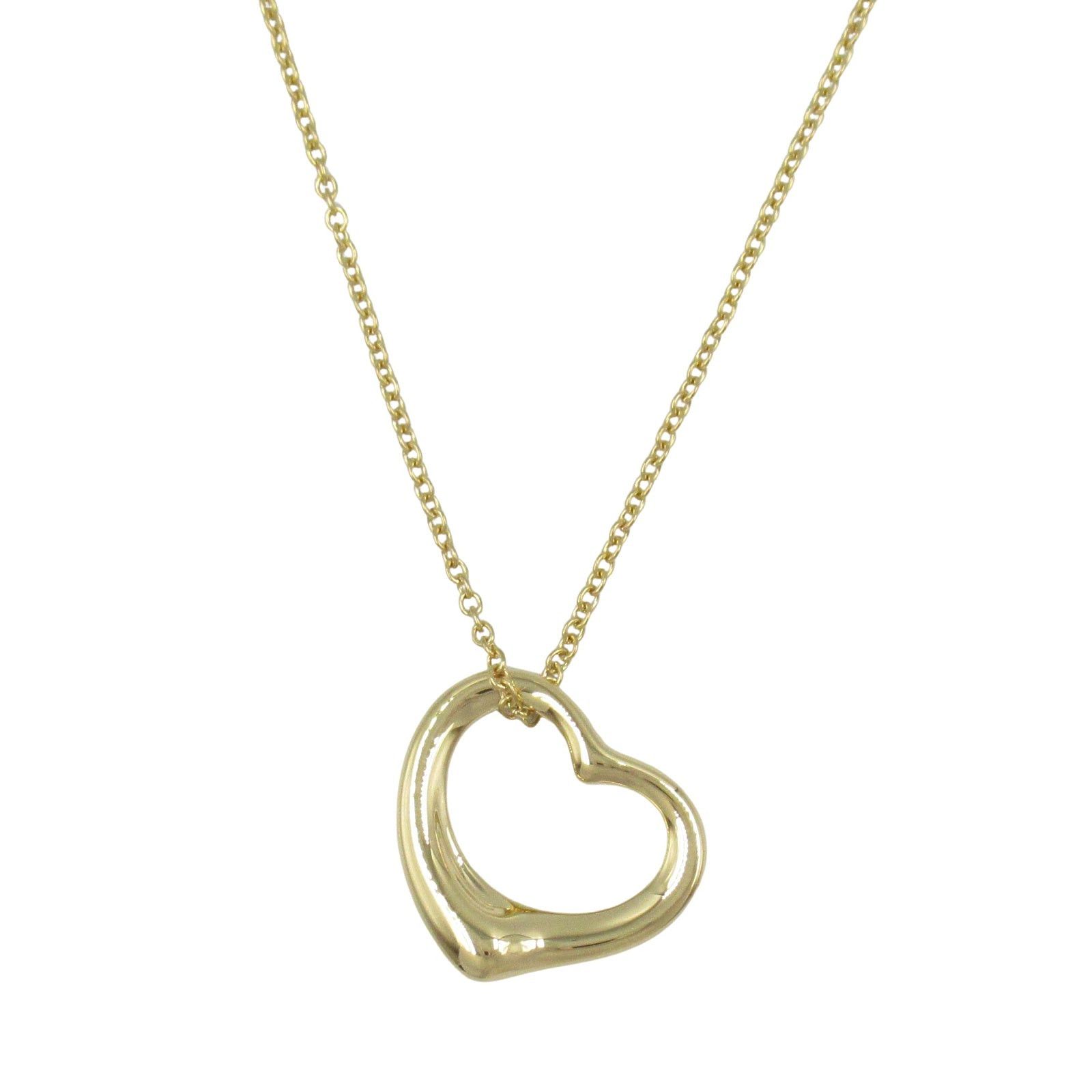 Tiffany & Co. Tiffany Co Open Heart Necklace K18 (Yellow Gold) Gold Size ONE SIZE - 2 Thumbnail