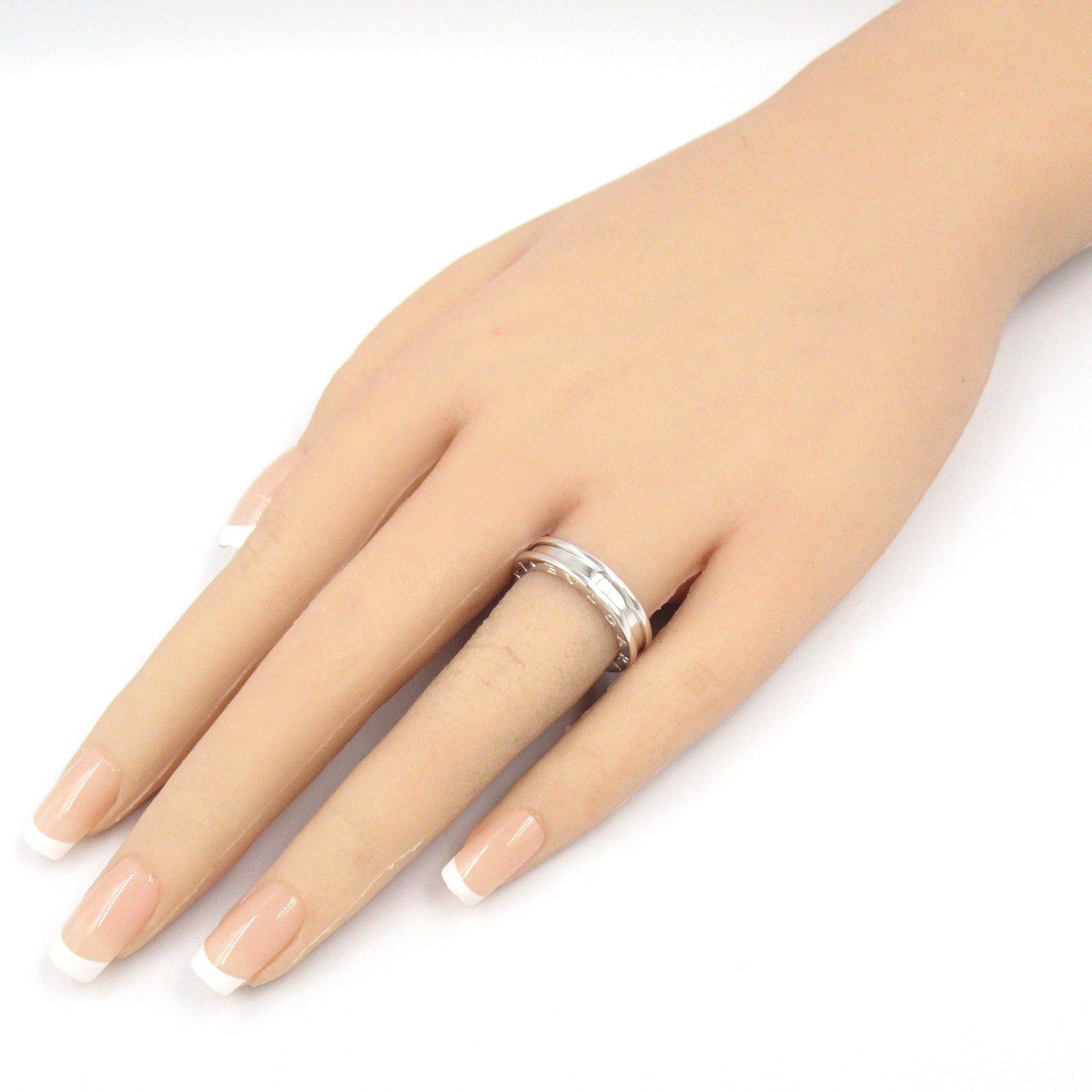 Bvlgari Bvlgari B Zero One Ring 1Belt K18Wg (White Gold) Silver Size ONE SIZE - 7 Thumbnail