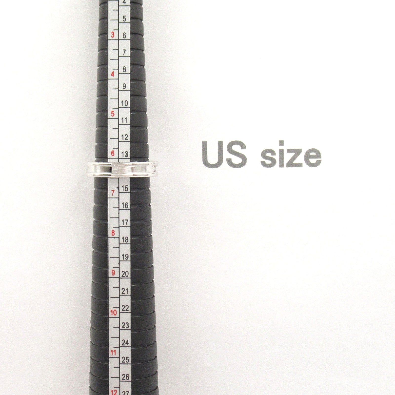 Bvlgari Bvlgari B Zero One Ring 1Belt K18Wg (White Gold) Silver Size ONE SIZE - 6 Thumbnail
