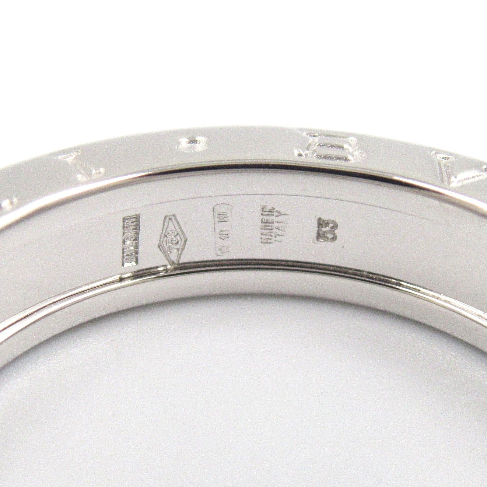Bvlgari Bvlgari B Zero One Ring 1Belt K18Wg (White Gold) Silver Size ONE SIZE - 4 Thumbnail