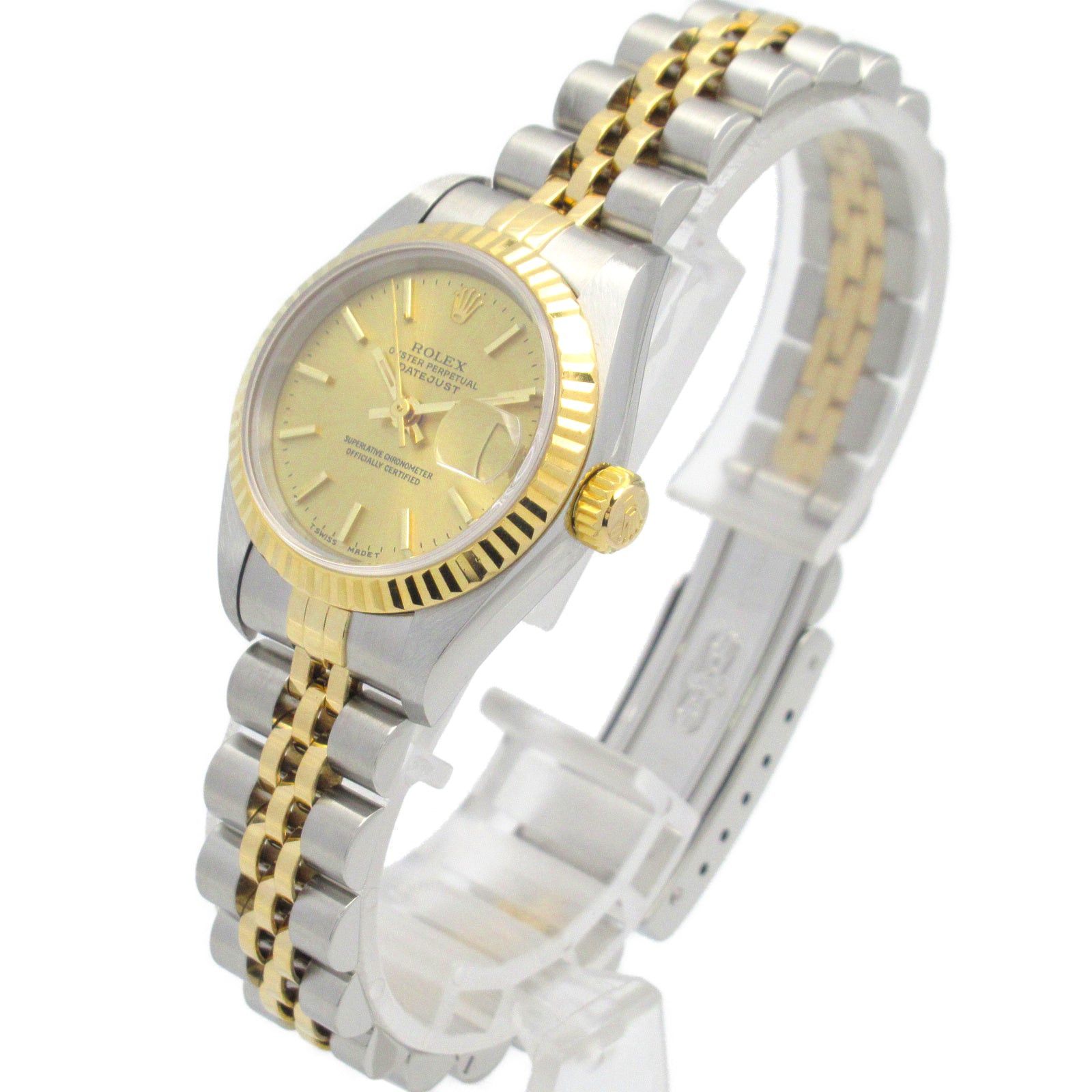 Rolex Rolex Datejust U Number Women Watch Automatic Winding K18 (Yellow Gold) Stainless Steel Gold Ch/Ba Size ONE SIZE - 2 Thumbnail