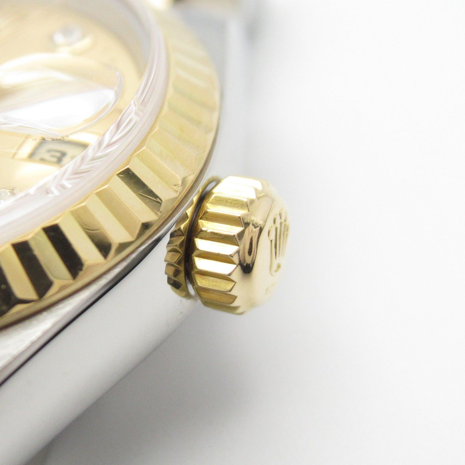 Rolex Rolex Datejust 10P Diamond A Women Watch Automatic Winding K18 (Yellow Gold) Stainless Steel Gold Ch/Np Size ONE SIZE - 6 Thumbnail