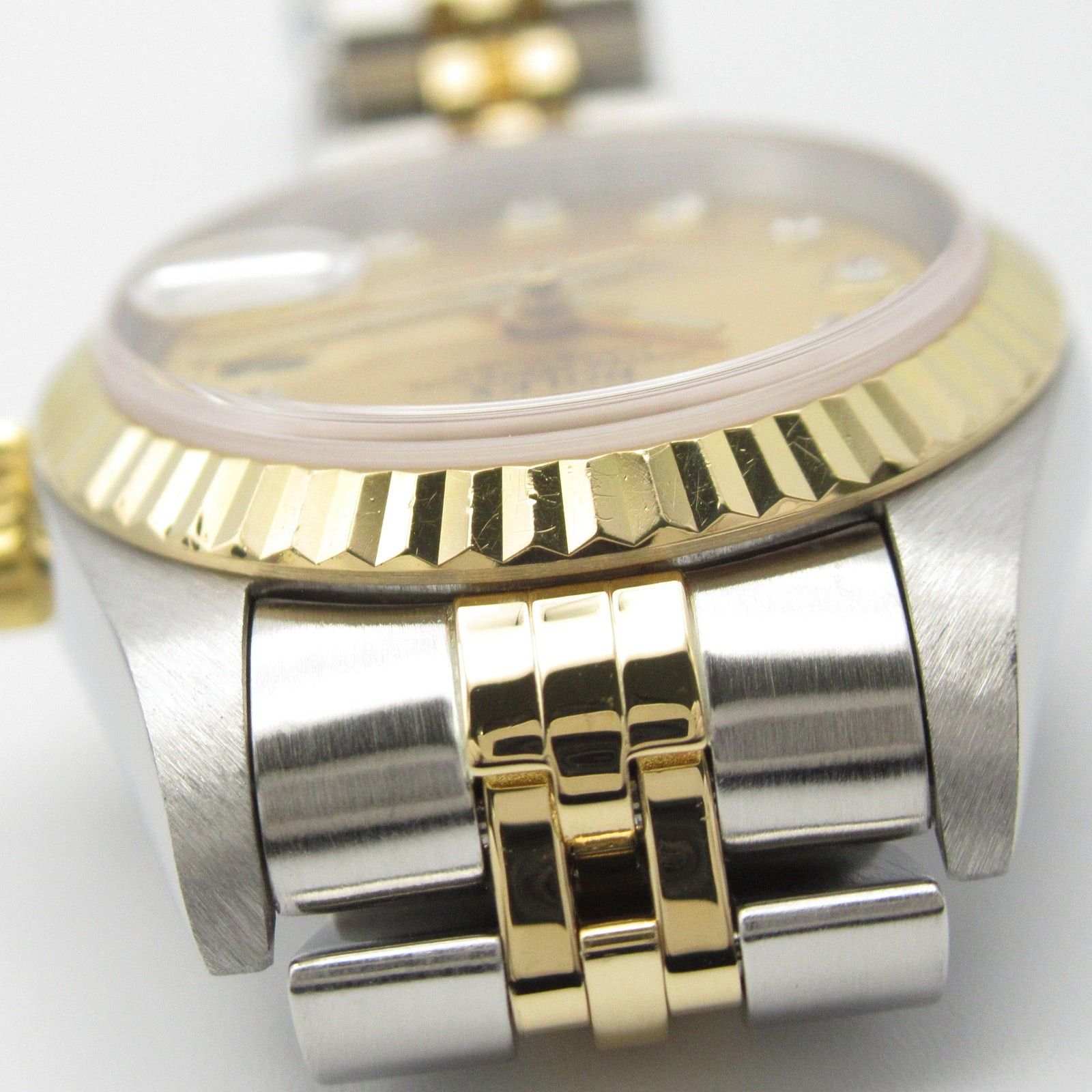 Rolex Rolex Datejust 10P Diamond A Women Watch Automatic Winding K18 (Yellow Gold) Stainless Steel Gold Ch/Np Size ONE SIZE - 12 Thumbnail