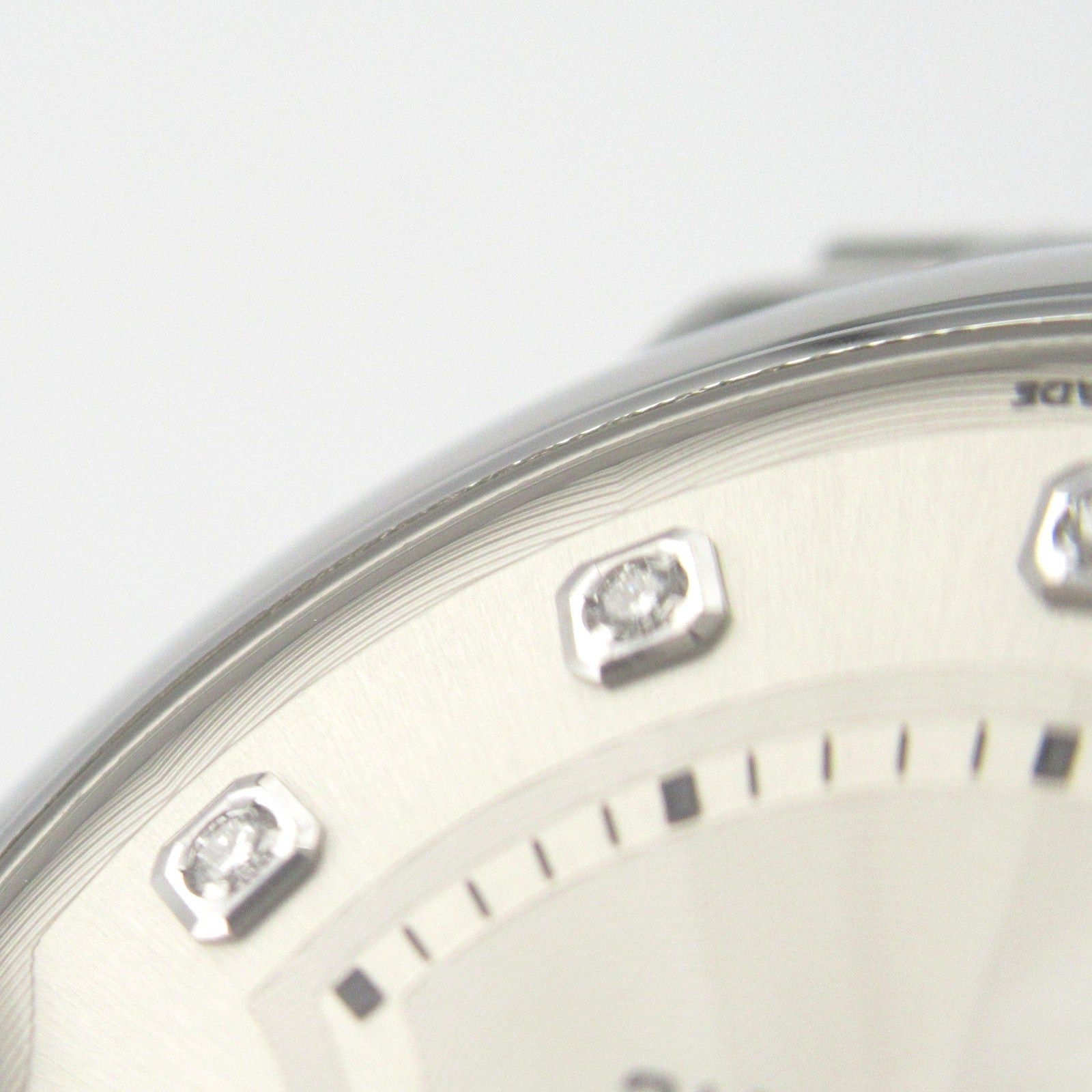Cartier Cartier Baron Blue 11P Boys Watch Automatic Winding Stainless Steel Diamond Silver Size ONE SIZE - 12 Thumbnail