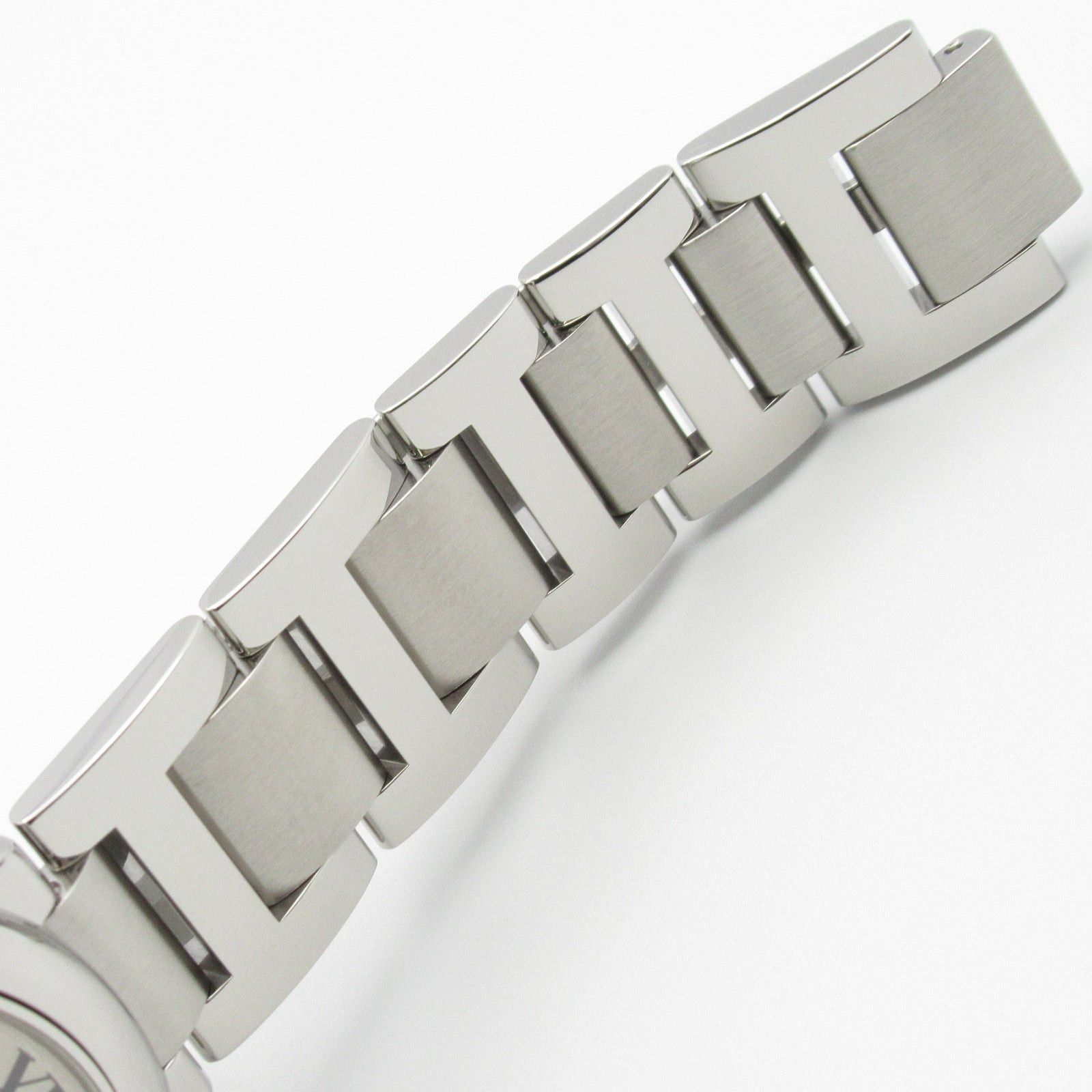 Cartier Cartier Baron Blue 11P Boys Watch Automatic Winding Stainless Steel Diamond Silver Size ONE SIZE - 17 Thumbnail