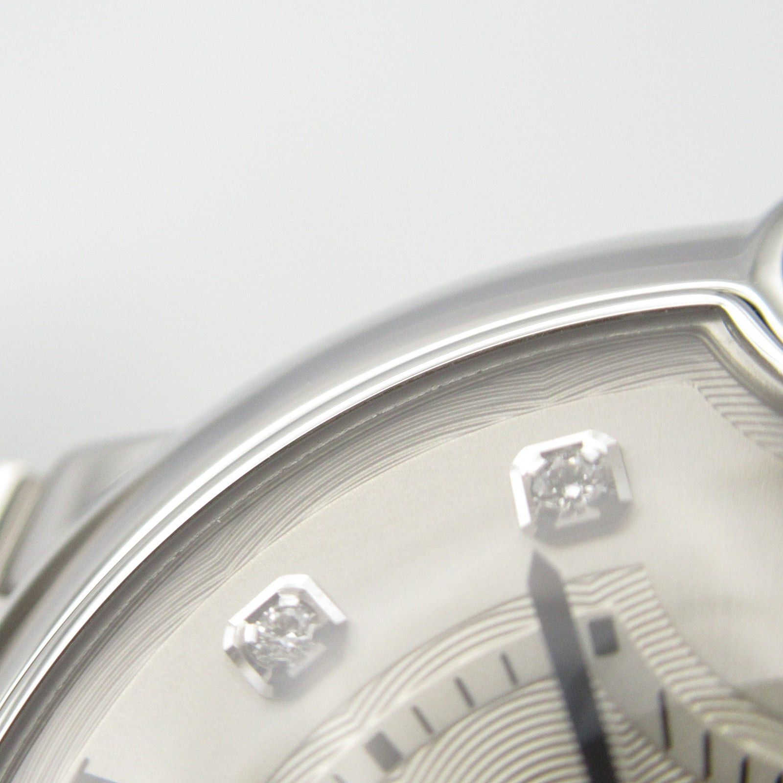 Cartier Cartier Baron Blue 11P Boys Watch Automatic Winding Stainless Steel Diamond Silver Size ONE SIZE - 14 Thumbnail