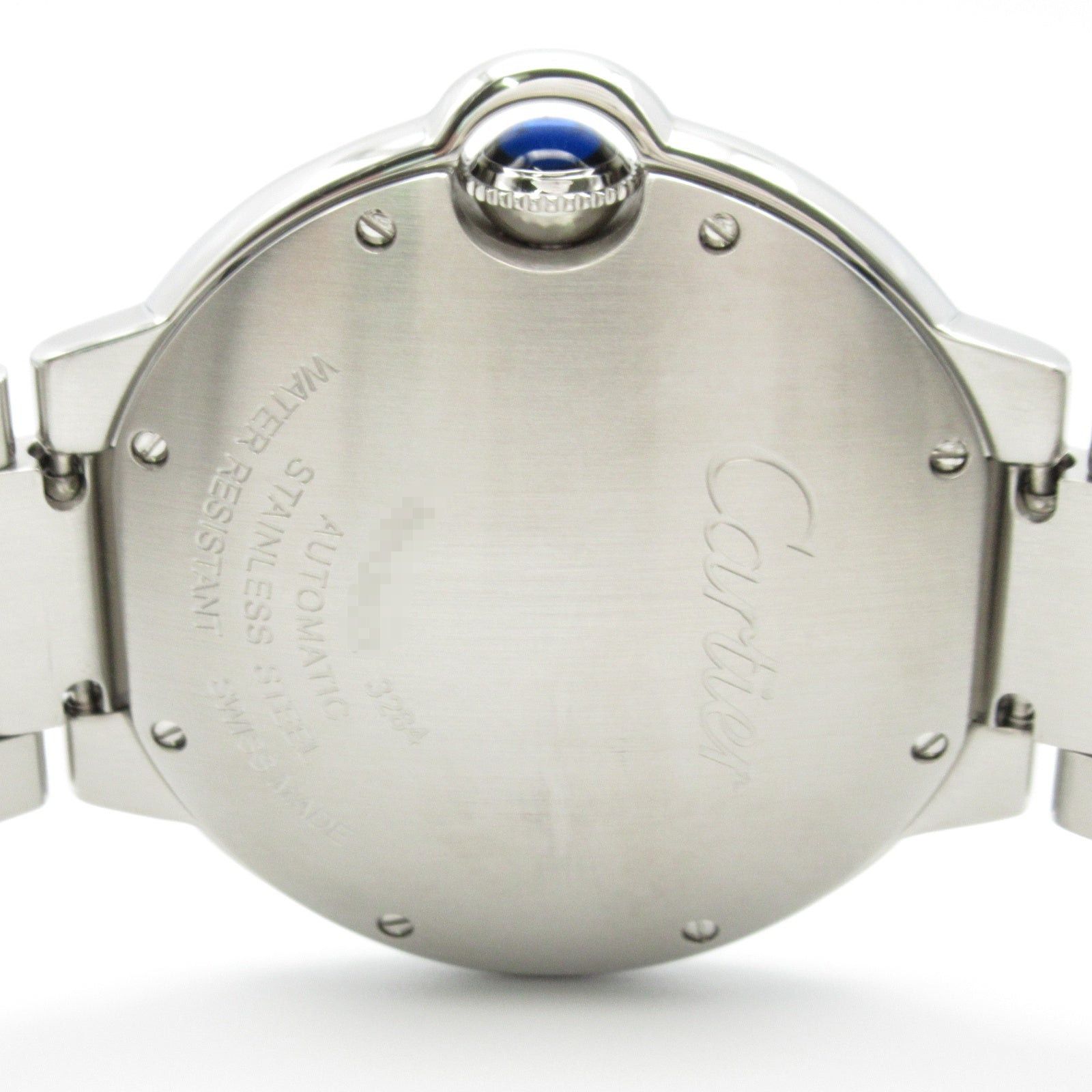 Cartier Cartier Baron Blue 11P Boys Watch Automatic Winding Stainless Steel Diamond Silver Size ONE SIZE - 6 Thumbnail