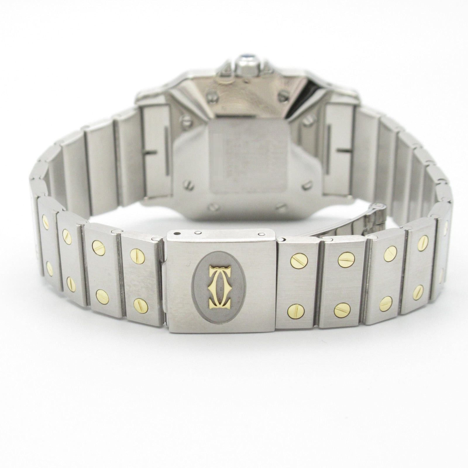 Cartier Cartier Santos Galve Lm Mens Watch Automatic Winding K18 (Yellow Gold) Stainless Steel White Size ONE SIZE - 4 Thumbnail