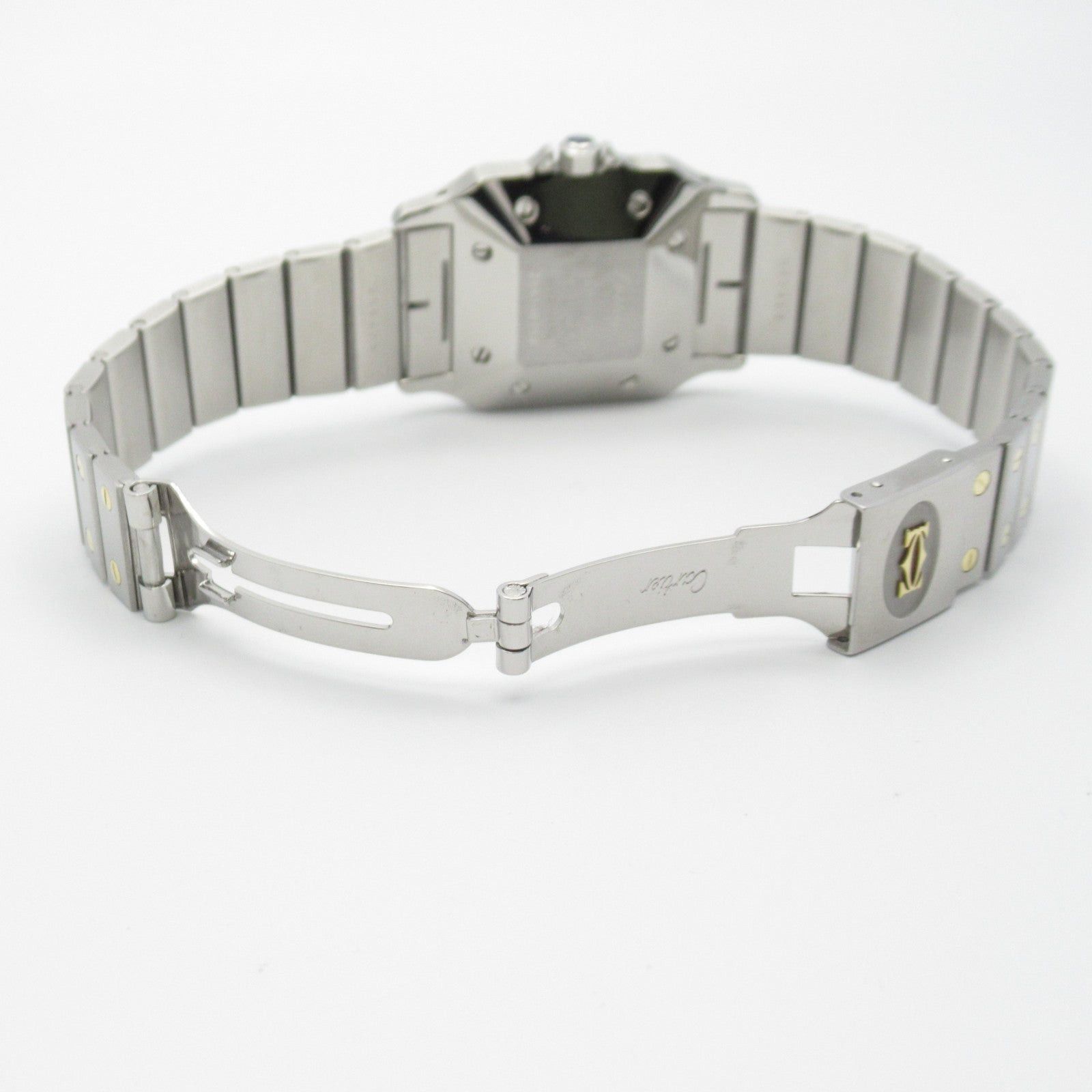 Cartier Cartier Santos Galve Lm Mens Watch Automatic Winding K18 (Yellow Gold) Stainless Steel White Size ONE SIZE - 5 Thumbnail