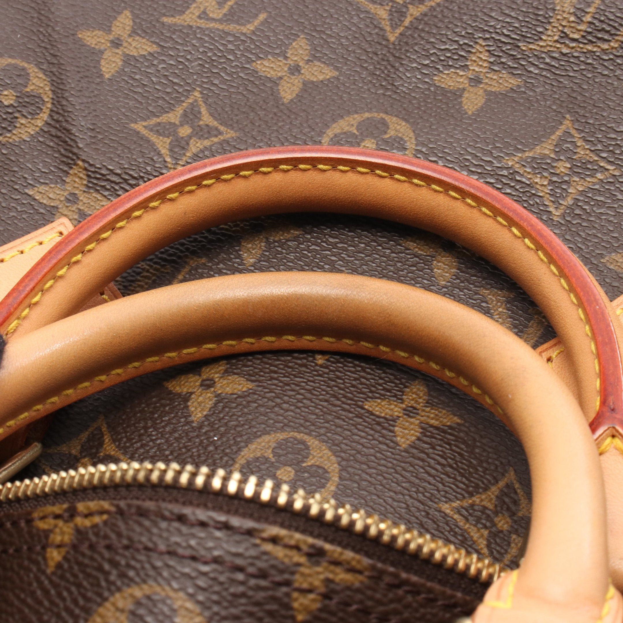 Louis Vuitton Louis Vuitton Speedy 30 Monogram Handbag Leather Brown Size ONE SIZE - 7 Thumbnail