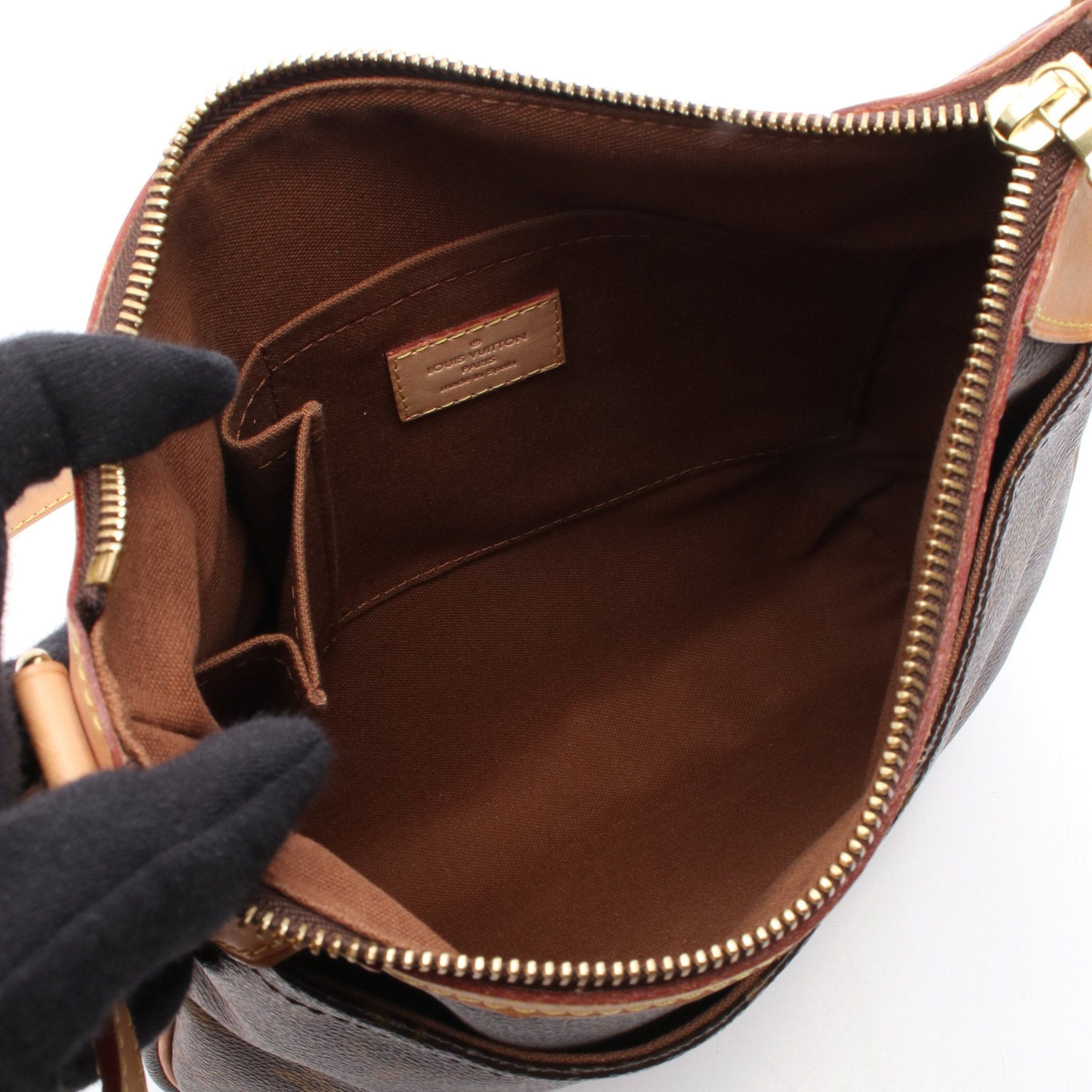 Louis Vuitton Louis Vuitton Odeon Pm Monogram Shoulder Bag Leather Brown Size ONE SIZE - 3 Thumbnail