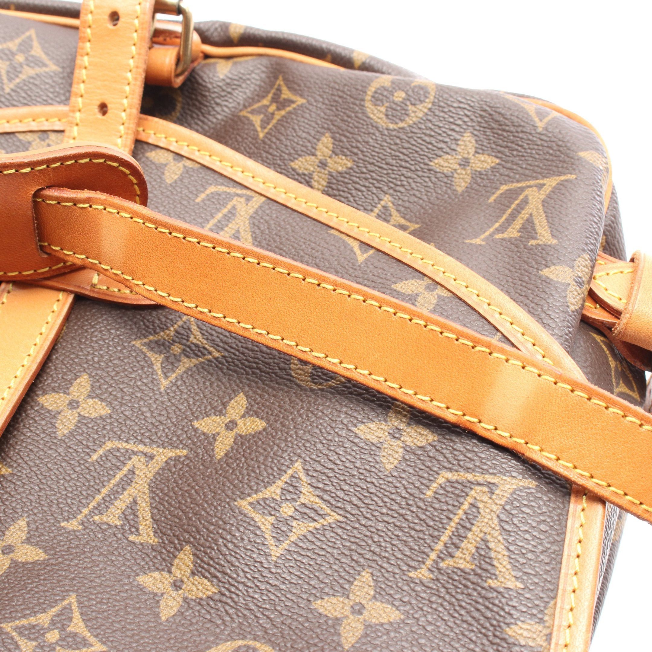 Louis Vuitton Louis Vuitton Saumur 30 Monogram Shoulder Bag Leather Brown Size ONE SIZE - 8 Thumbnail