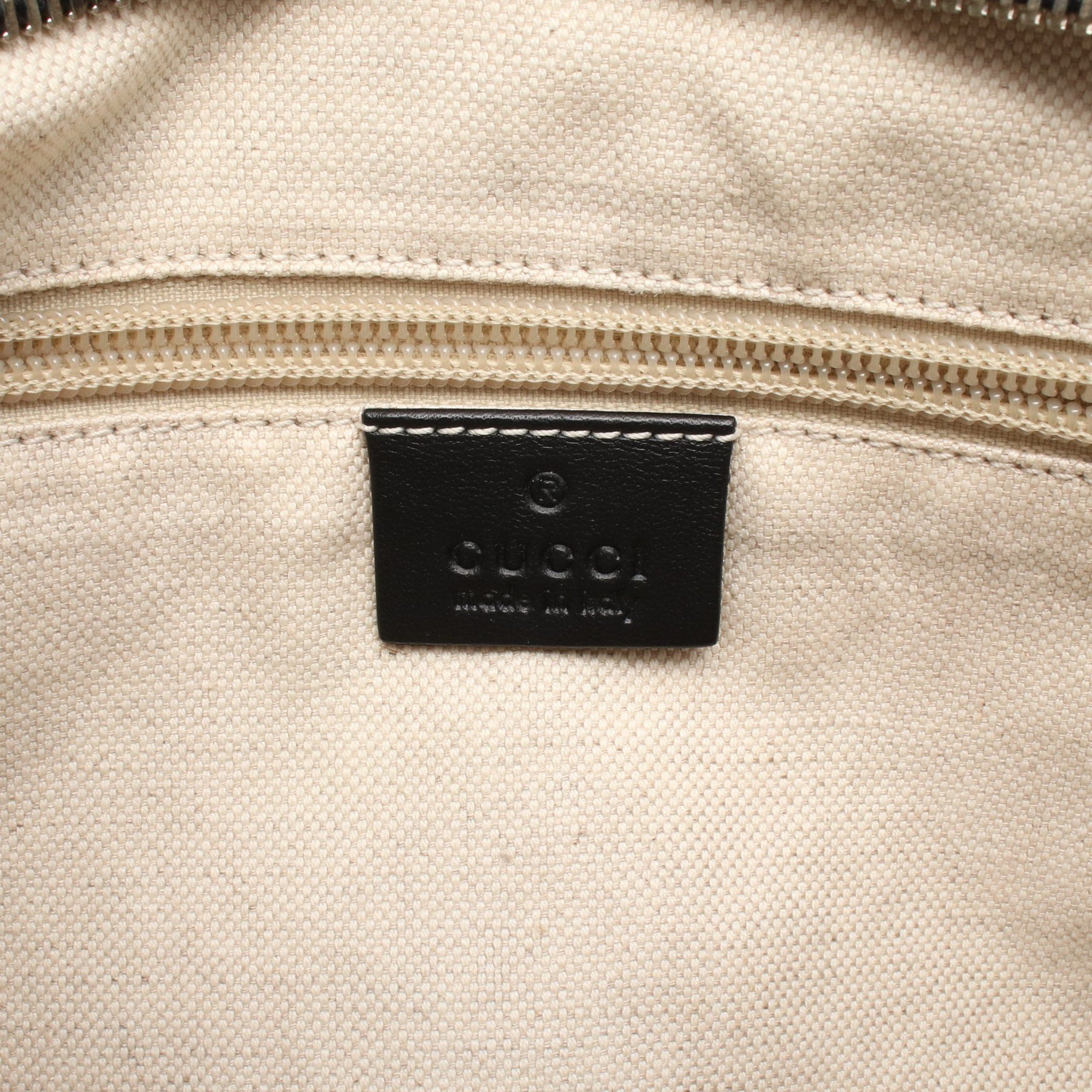 Gucci Gucci Gg Pattern Shoulder Bag Nylon Leather Black Size ONE SIZE - 4 Thumbnail