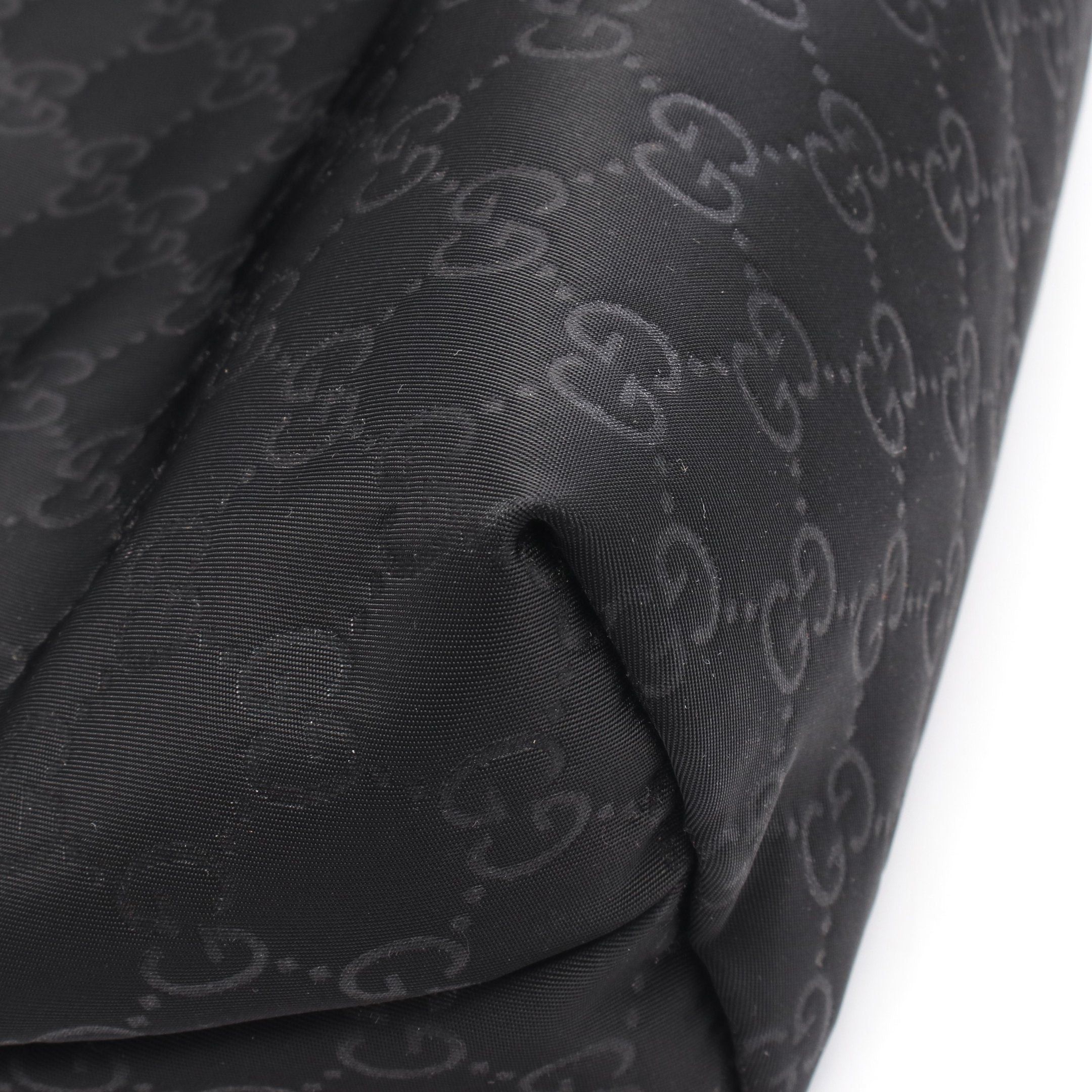 Gucci Gucci Gg Pattern Shoulder Bag Nylon Leather Black Size ONE SIZE - 5 Thumbnail