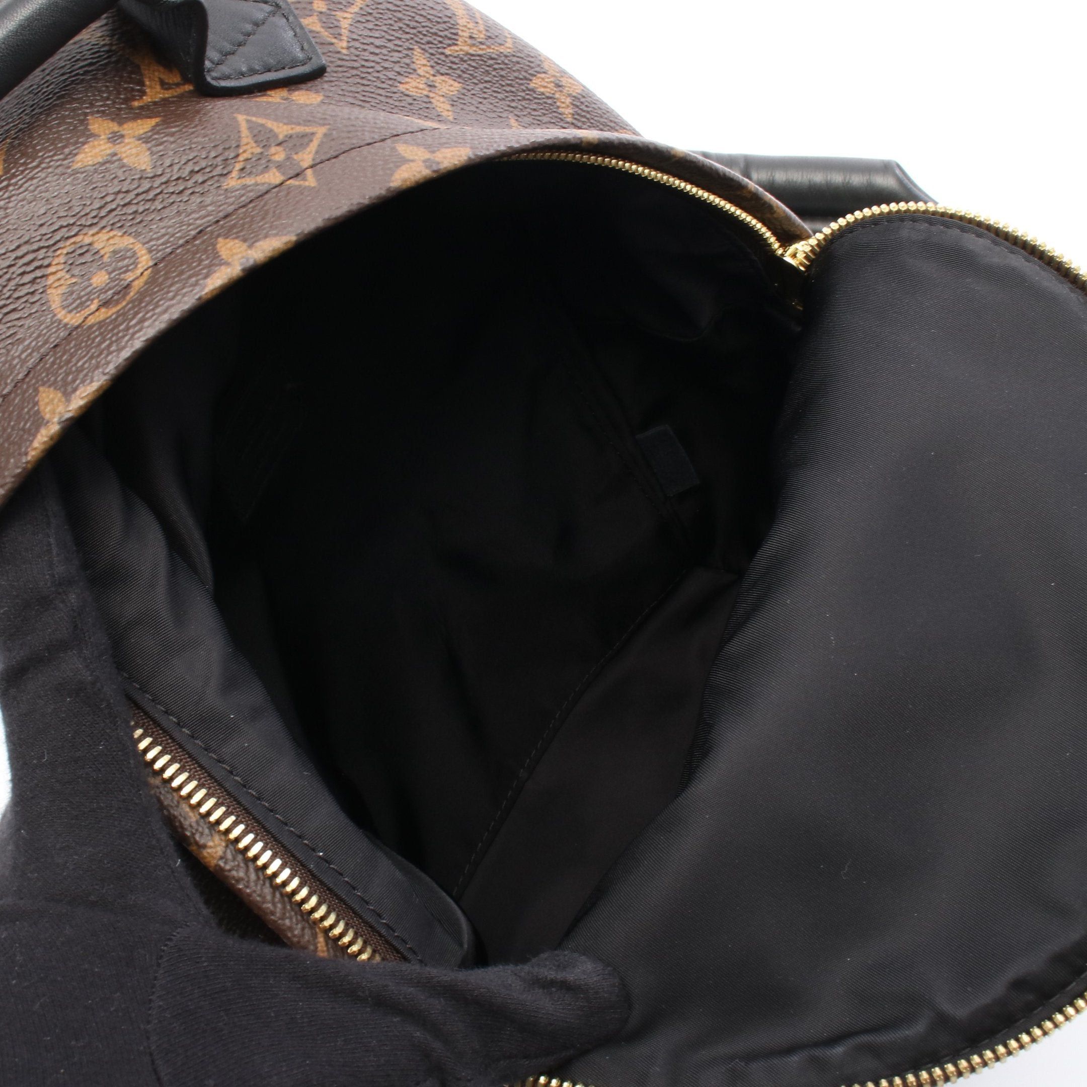 Louis Vuitton Louis Vuitton Palm Springs Pm Monogram Backpack Rucksack Leather Brown Black Size ONE SIZE - 3 Thumbnail