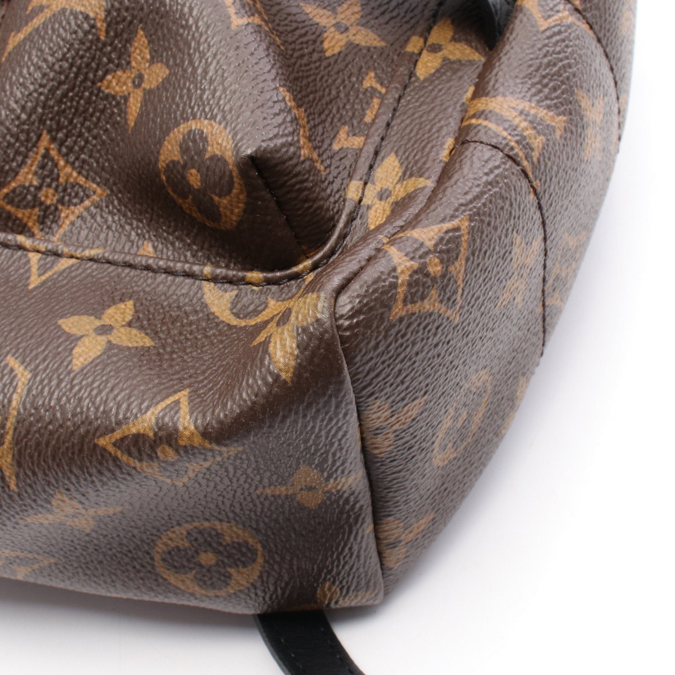 Louis Vuitton Louis Vuitton Palm Springs Pm Monogram Backpack Rucksack Leather Brown Black Size ONE SIZE - 7 Thumbnail