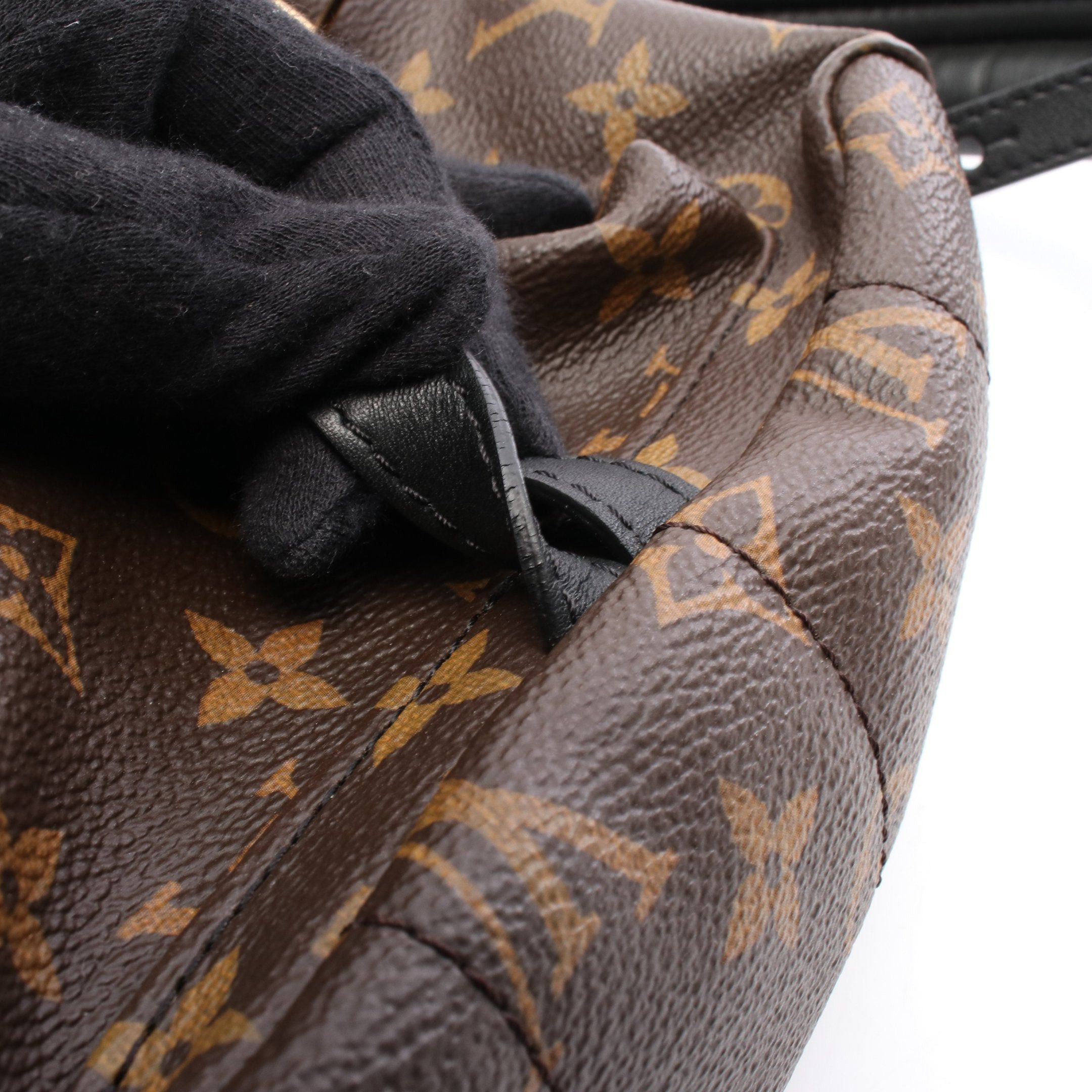Louis Vuitton Louis Vuitton Palm Springs Pm Monogram Backpack Rucksack Leather Brown Black Size ONE SIZE - 6 Thumbnail