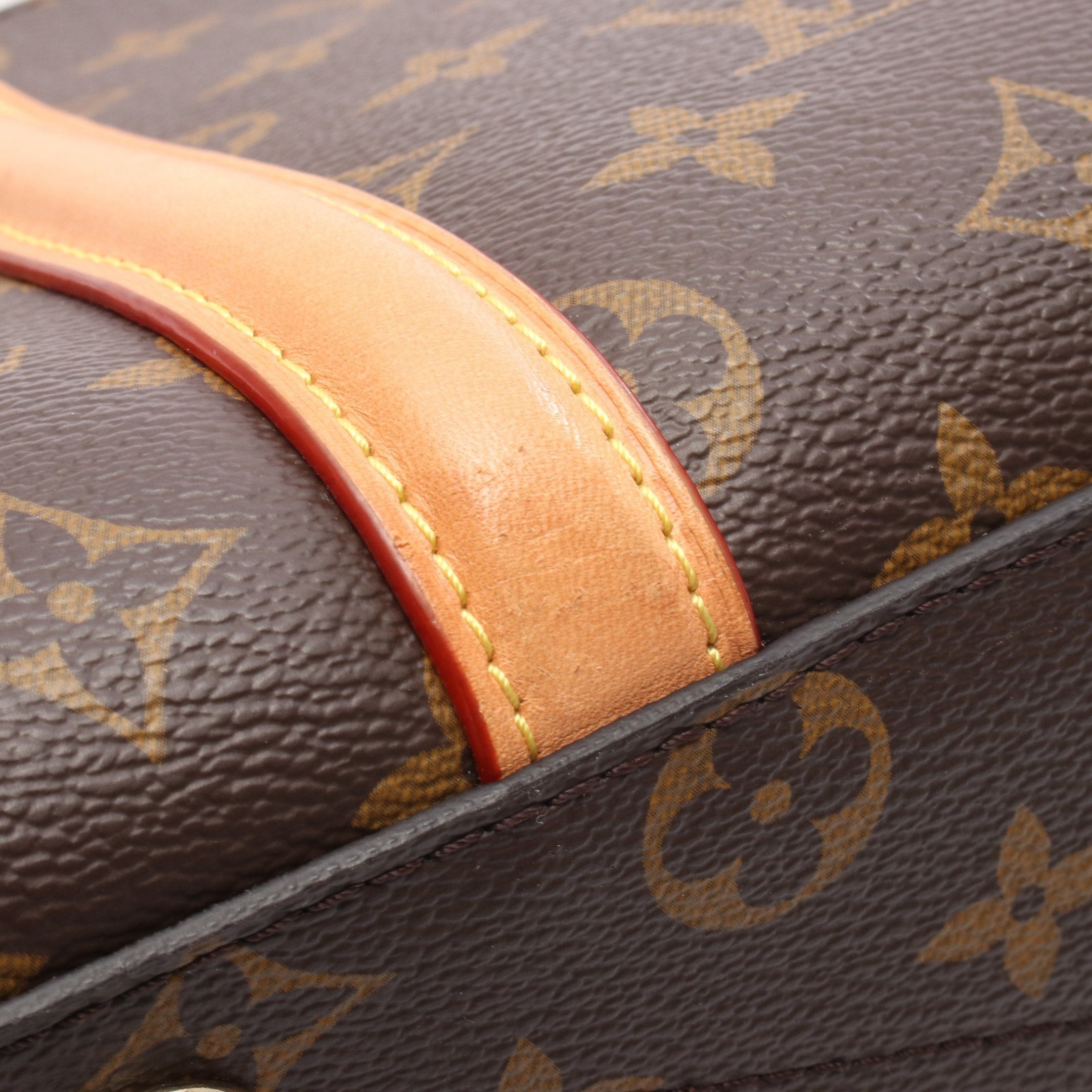 Louis Vuitton Louis Vuitton Soufflot Bb Monogram Handbag Leather Brown Size ONE SIZE - 7 Thumbnail