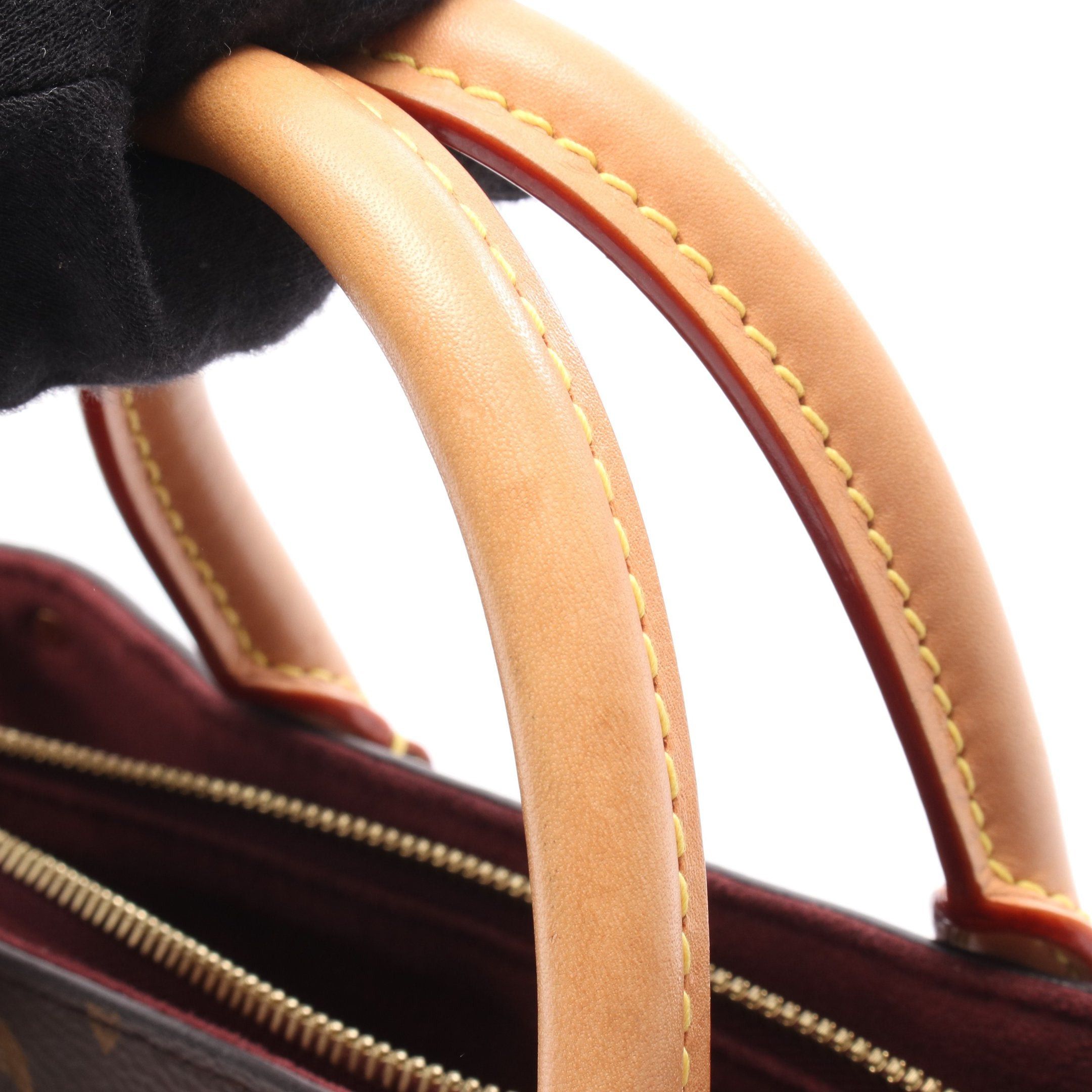 Louis Vuitton Louis Vuitton Soufflot Bb Monogram Handbag Leather Brown Size ONE SIZE - 9 Thumbnail
