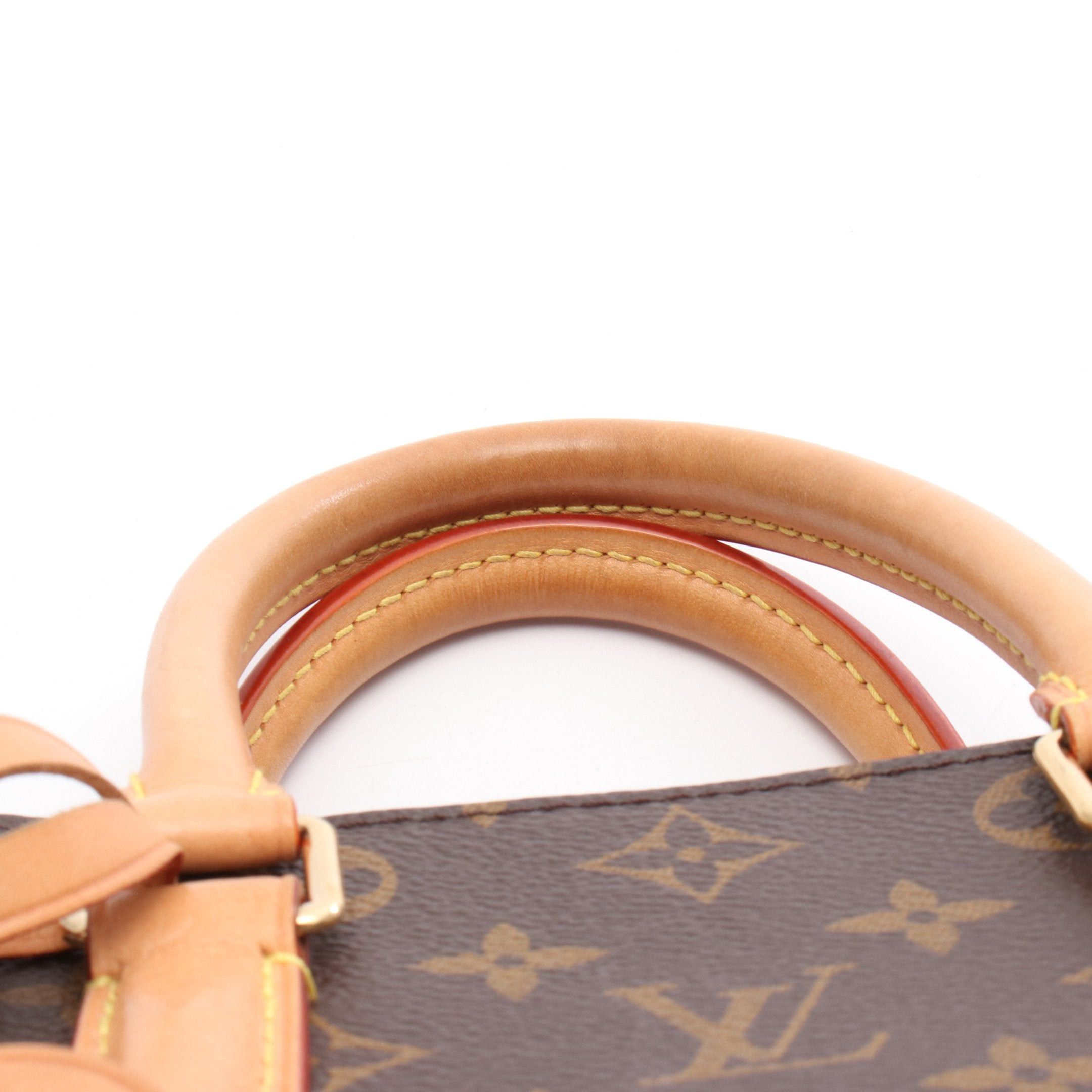 Louis Vuitton Louis Vuitton Soufflot Bb Monogram Handbag Leather Brown Size ONE SIZE - 6 Thumbnail