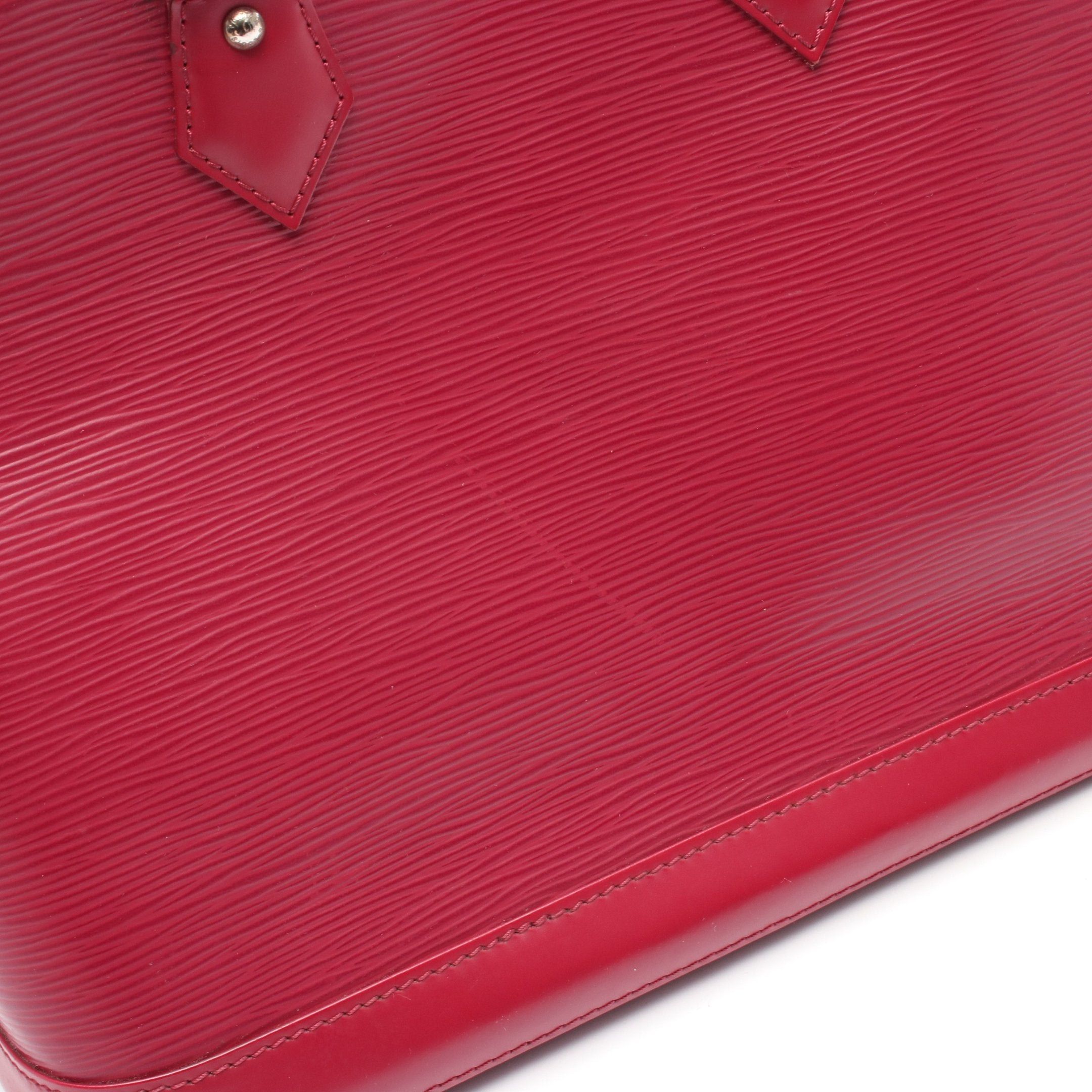 Louis Vuitton Louis Vuitton Alma Pm Epi Fuchsia Handbag Leather Pink Purple Size ONE SIZE - 6 Thumbnail