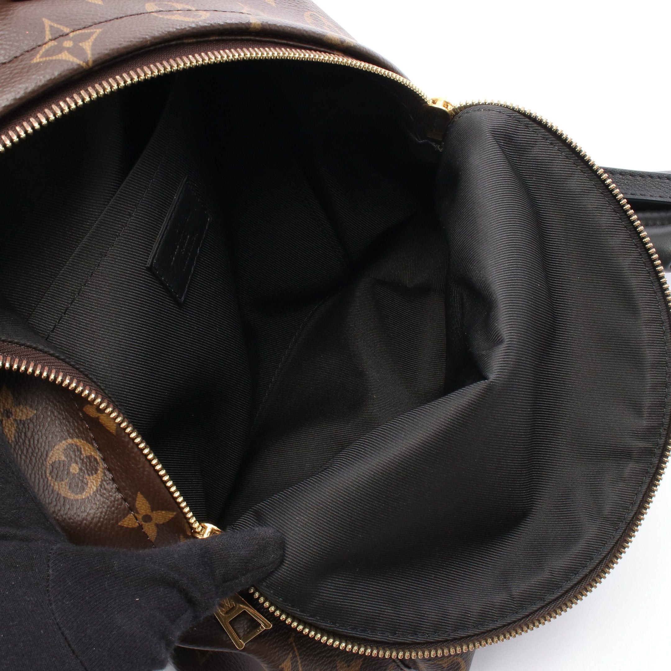 Louis Vuitton Louis Vuitton Palm Springs Backpack Pm Monogram Rucksack Leather Brown Black Size ONE SIZE - 3 Thumbnail
