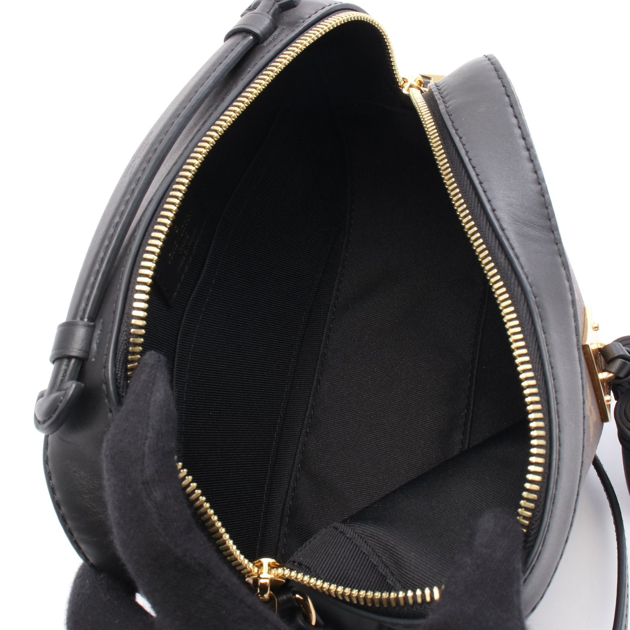 Louis Vuitton Louis Vuitton Saintonge Monogram Noir Shoulder Bag Leather Brown Black Size ONE SIZE - 3 Thumbnail